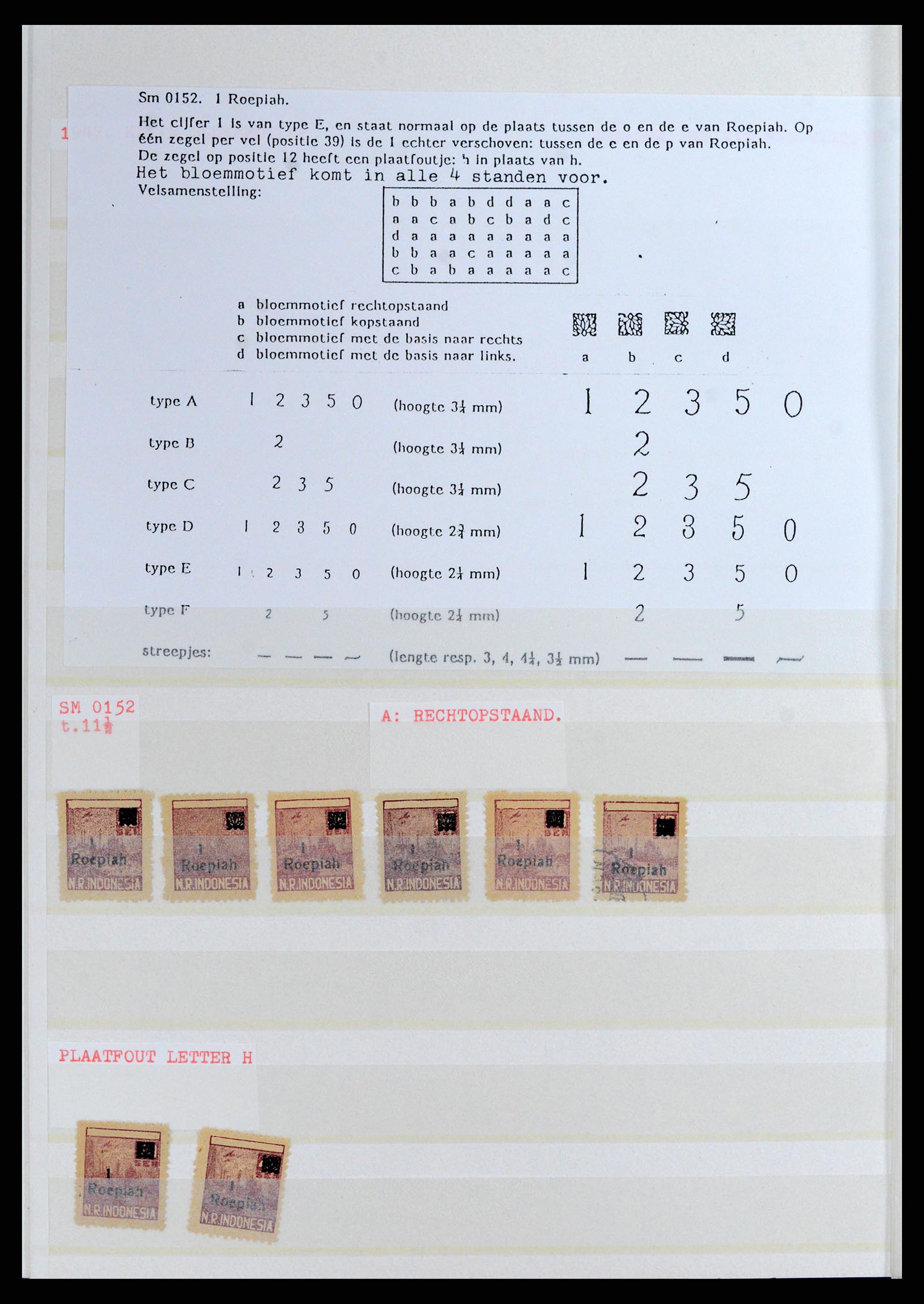 37692 139 - Stamp collection 37692 Indonesia interimperiod 1945-1499.