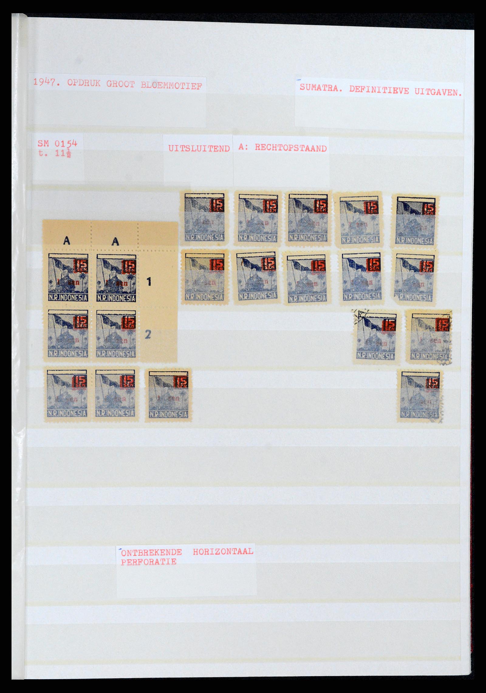 37692 146 - Stamp collection 37692 Indonesia interimperiod 1945-1499.