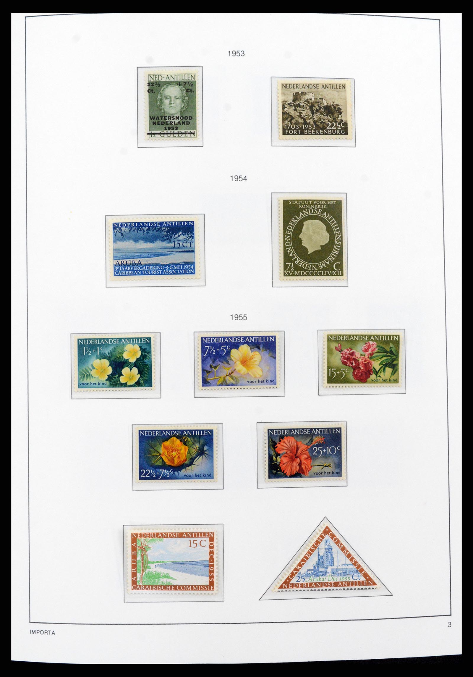 37693 003 - Postzegelverzameling 37693 Nederlandse Antillen 1949-2001.
