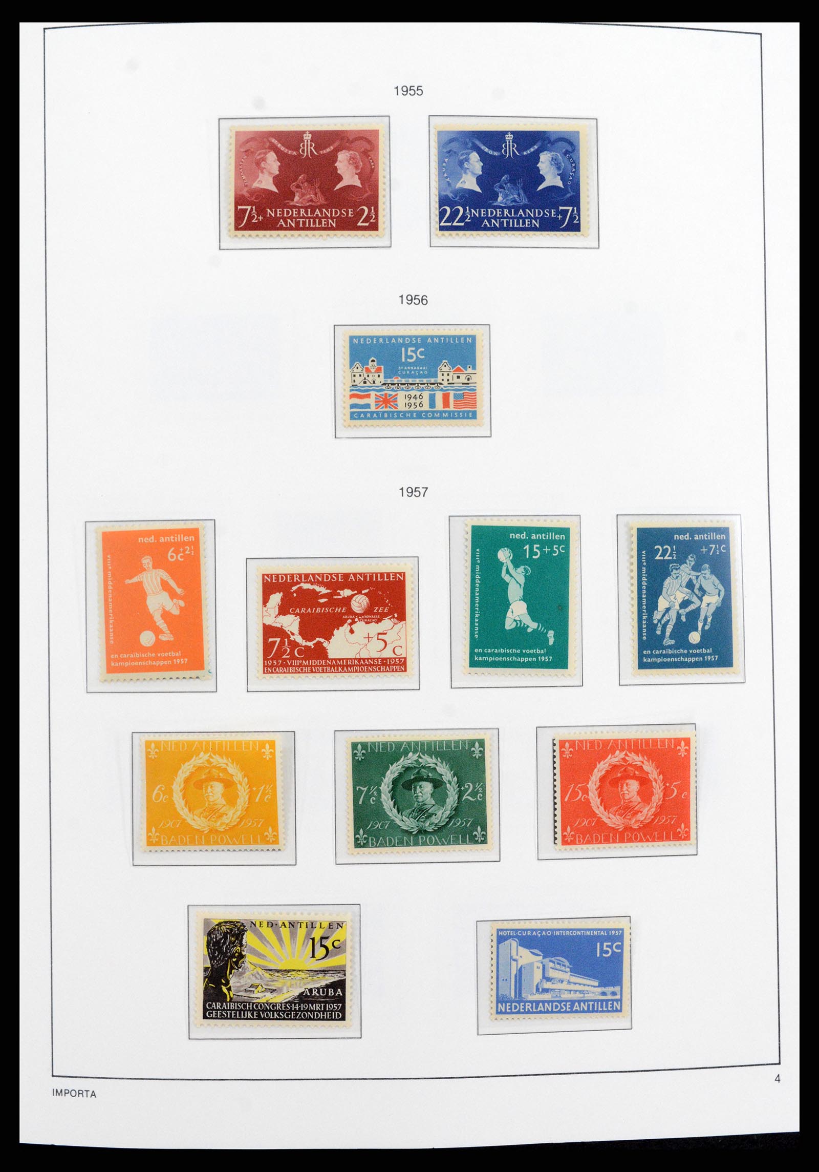 37693 004 - Postzegelverzameling 37693 Nederlandse Antillen 1949-2001.
