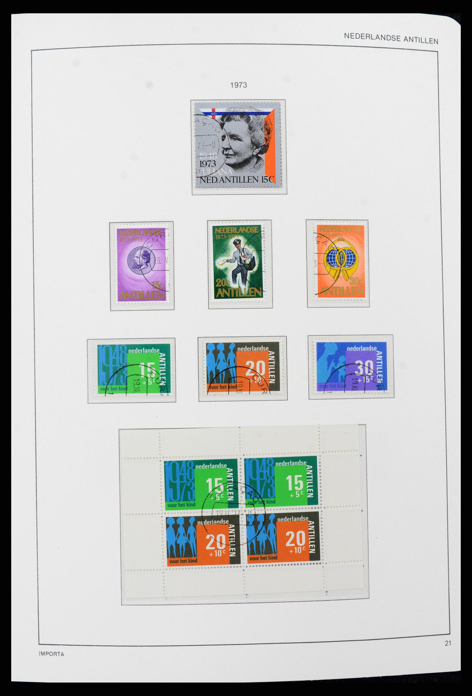 37693 021 - Stamp collection 37693 Netherlands Antilles 1949-2001.