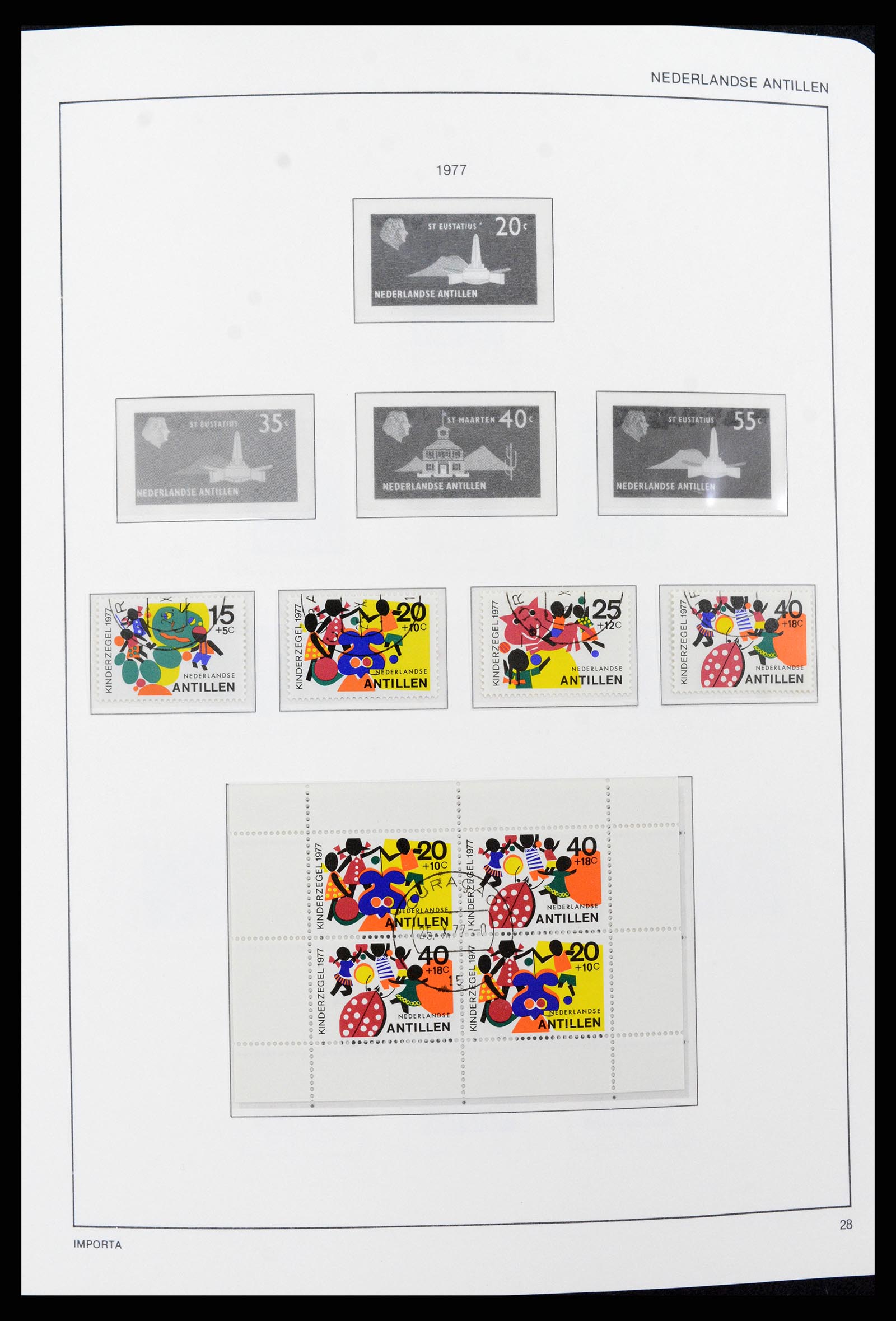 37693 028 - Stamp collection 37693 Netherlands Antilles 1949-2001.