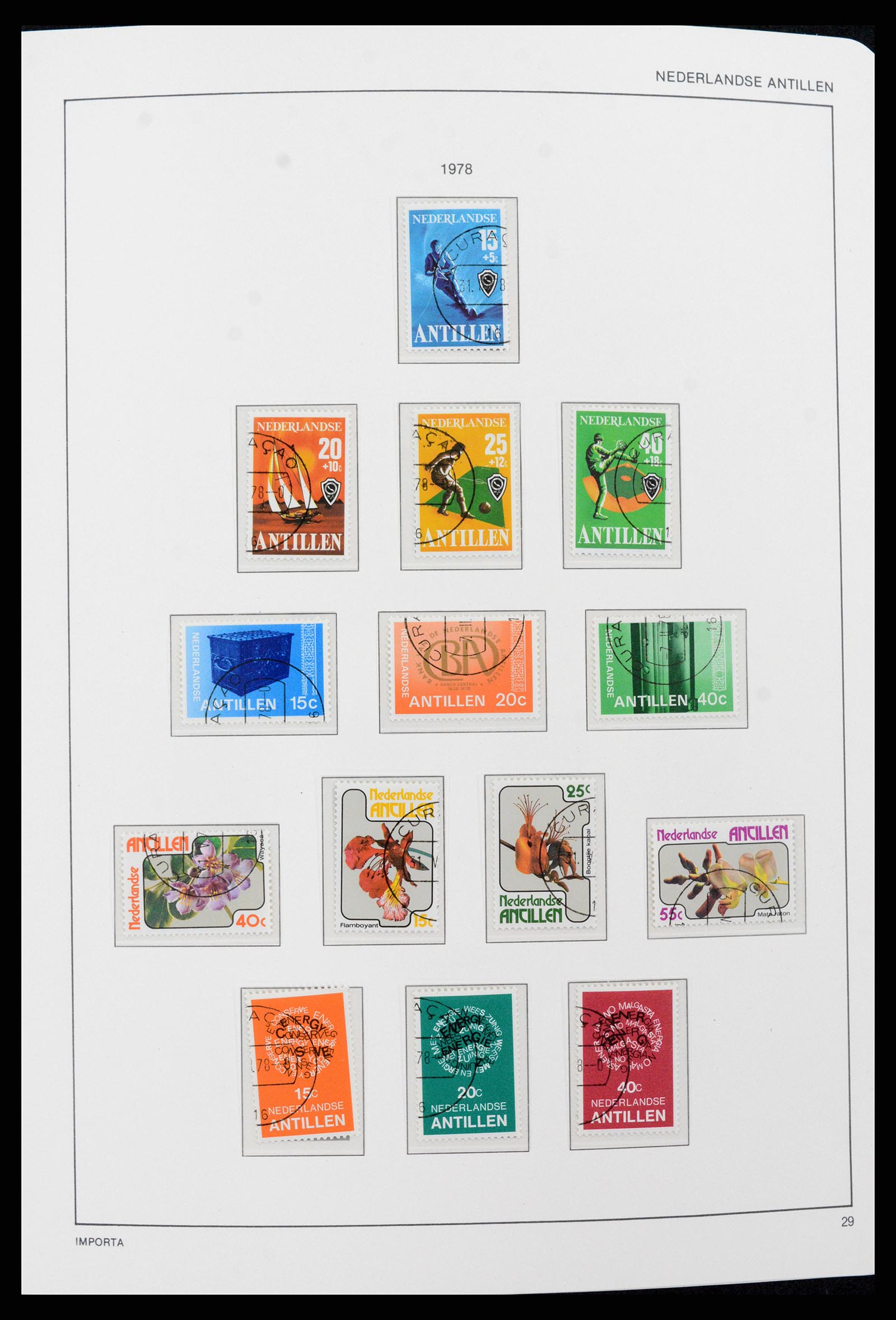 37693 029 - Stamp collection 37693 Netherlands Antilles 1949-2001.