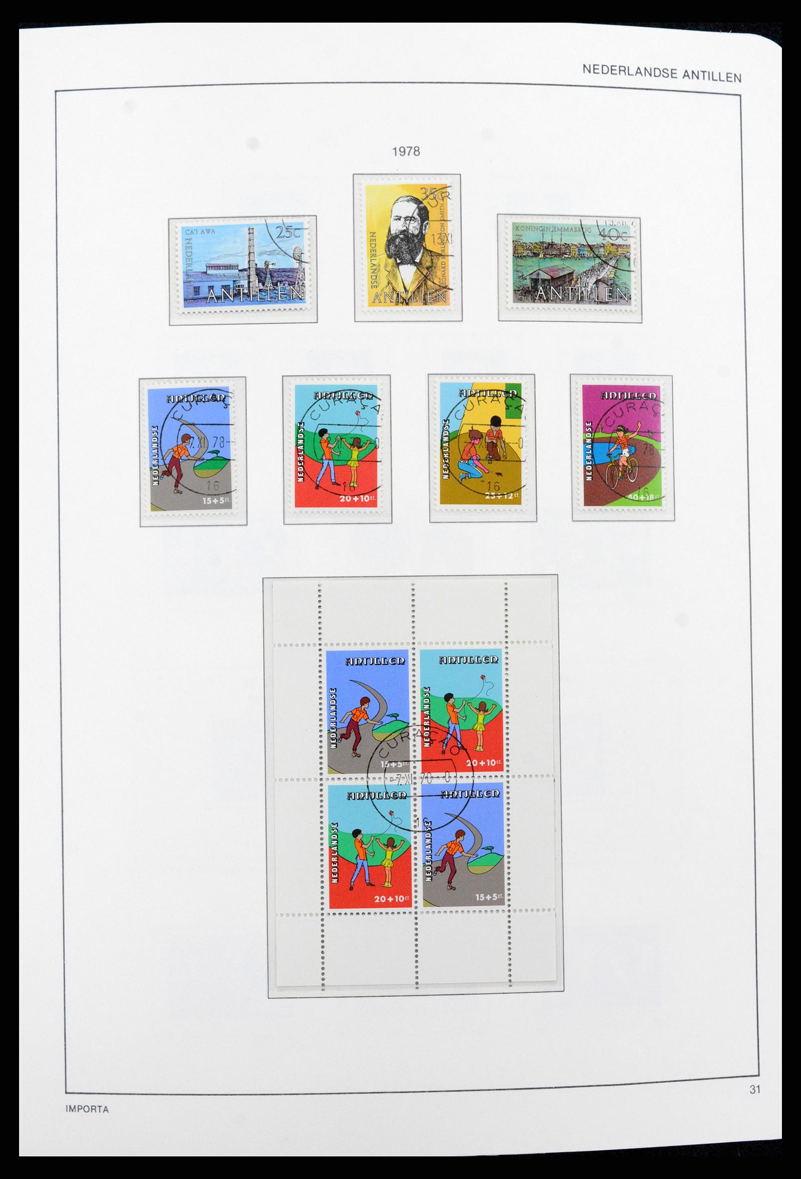 37693 031 - Stamp collection 37693 Netherlands Antilles 1949-2001.