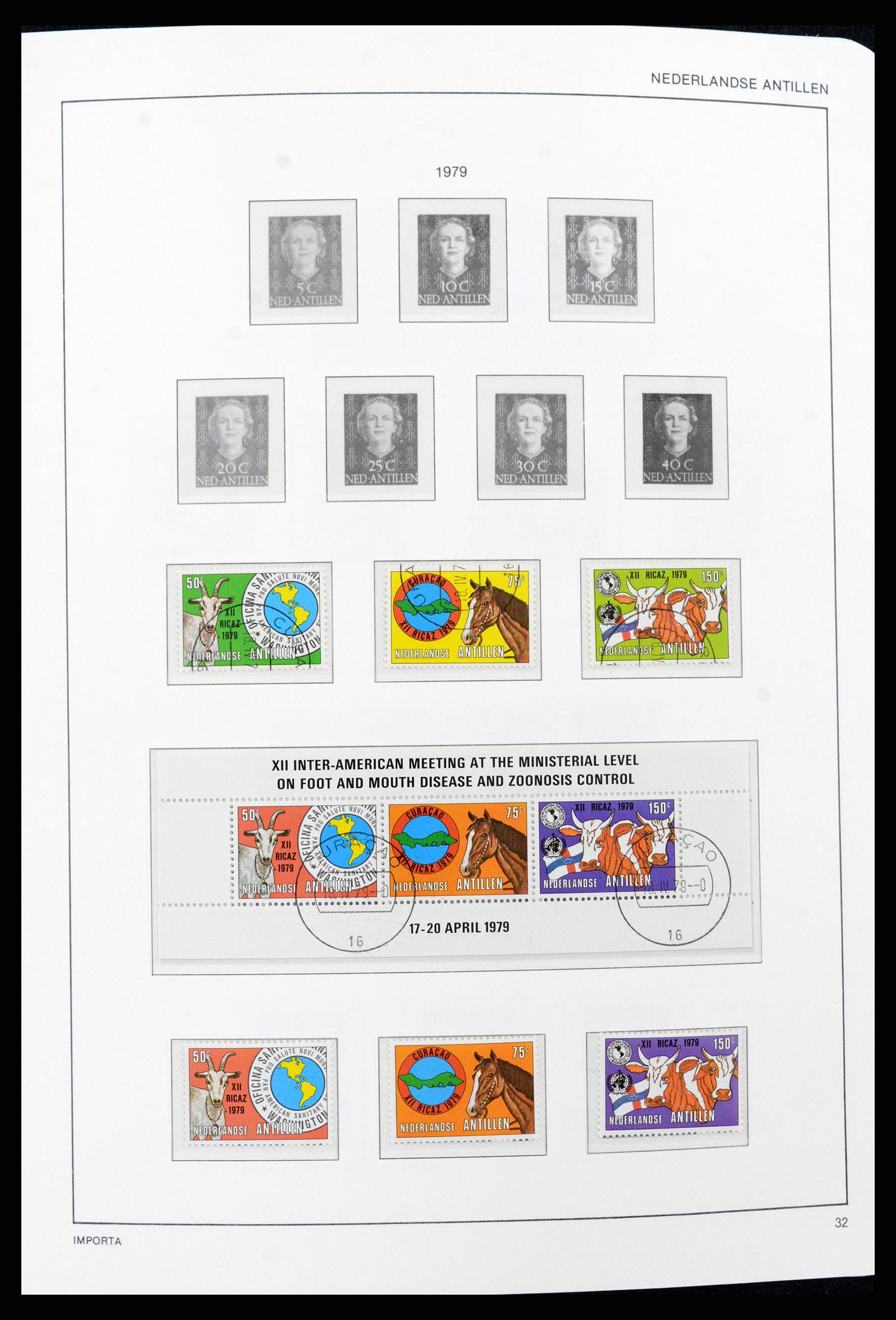 37693 032 - Stamp collection 37693 Netherlands Antilles 1949-2001.