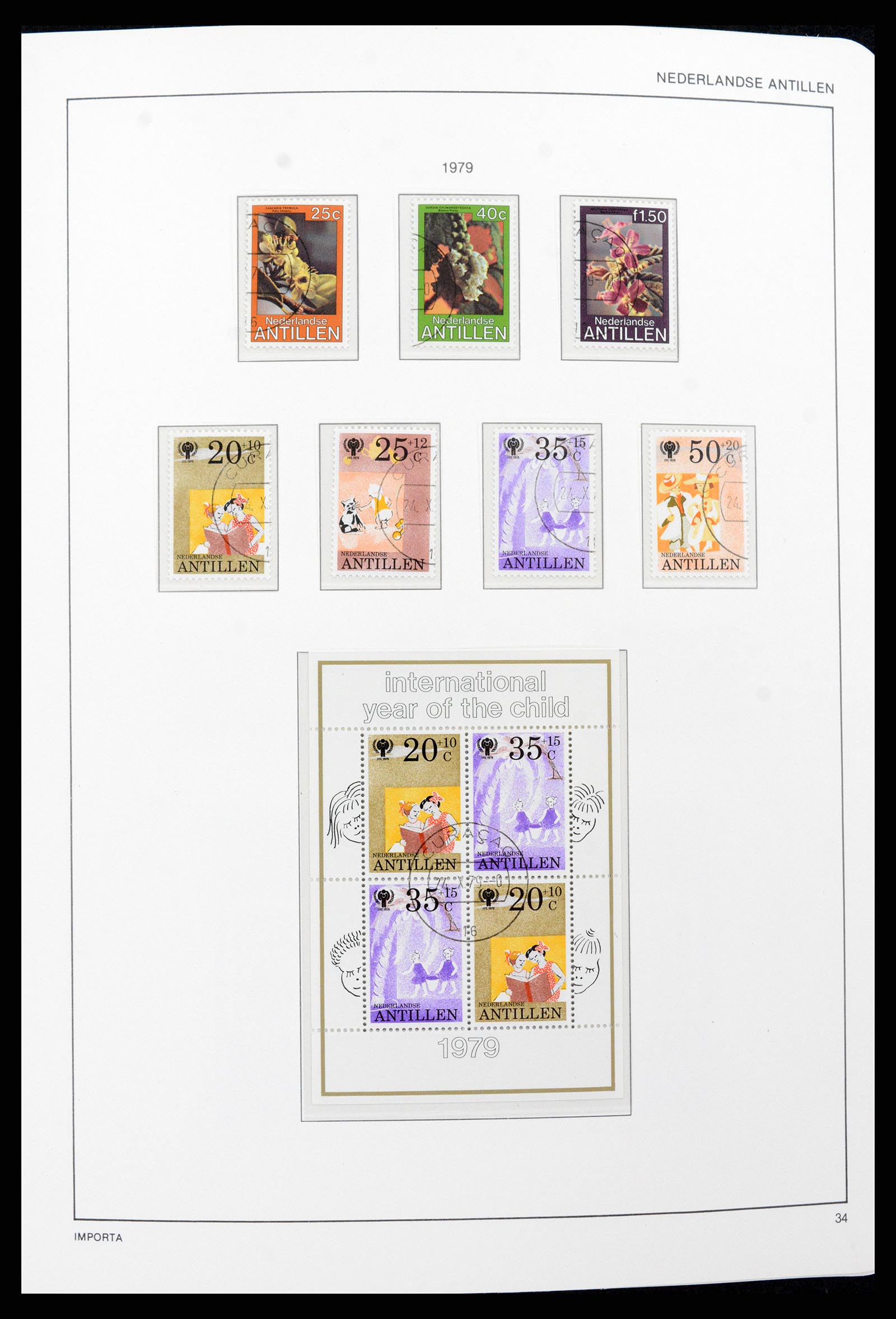 37693 034 - Stamp collection 37693 Netherlands Antilles 1949-2001.
