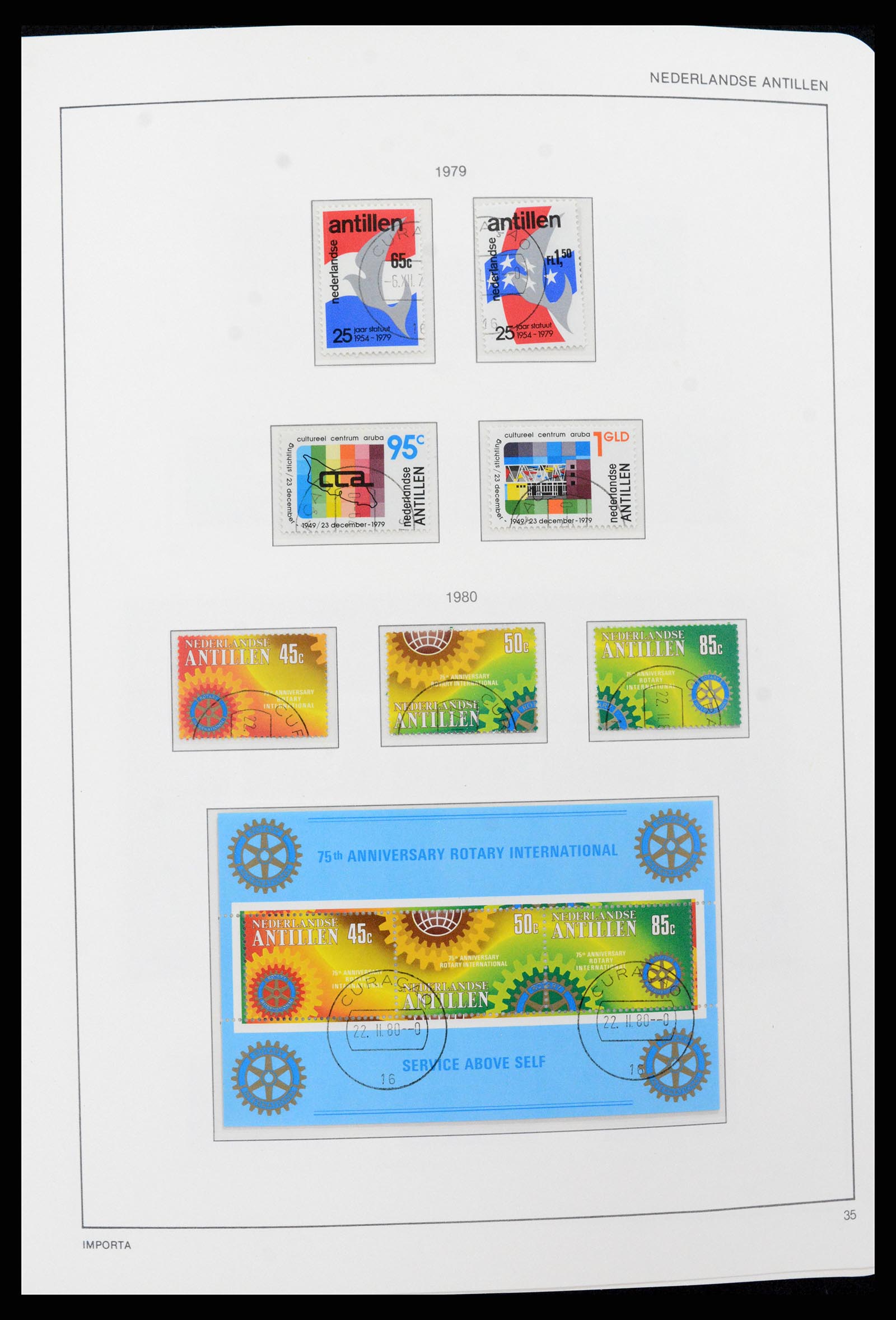 37693 035 - Stamp collection 37693 Netherlands Antilles 1949-2001.