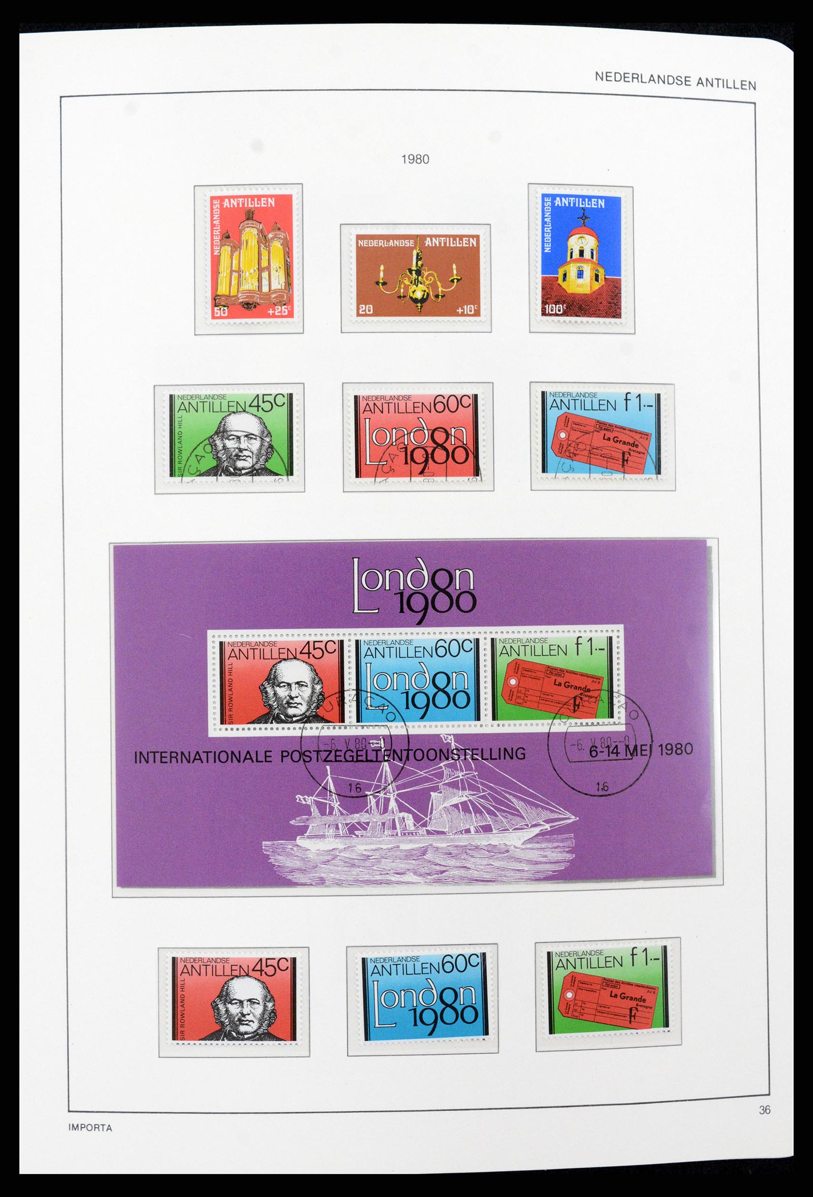 37693 036 - Stamp collection 37693 Netherlands Antilles 1949-2001.