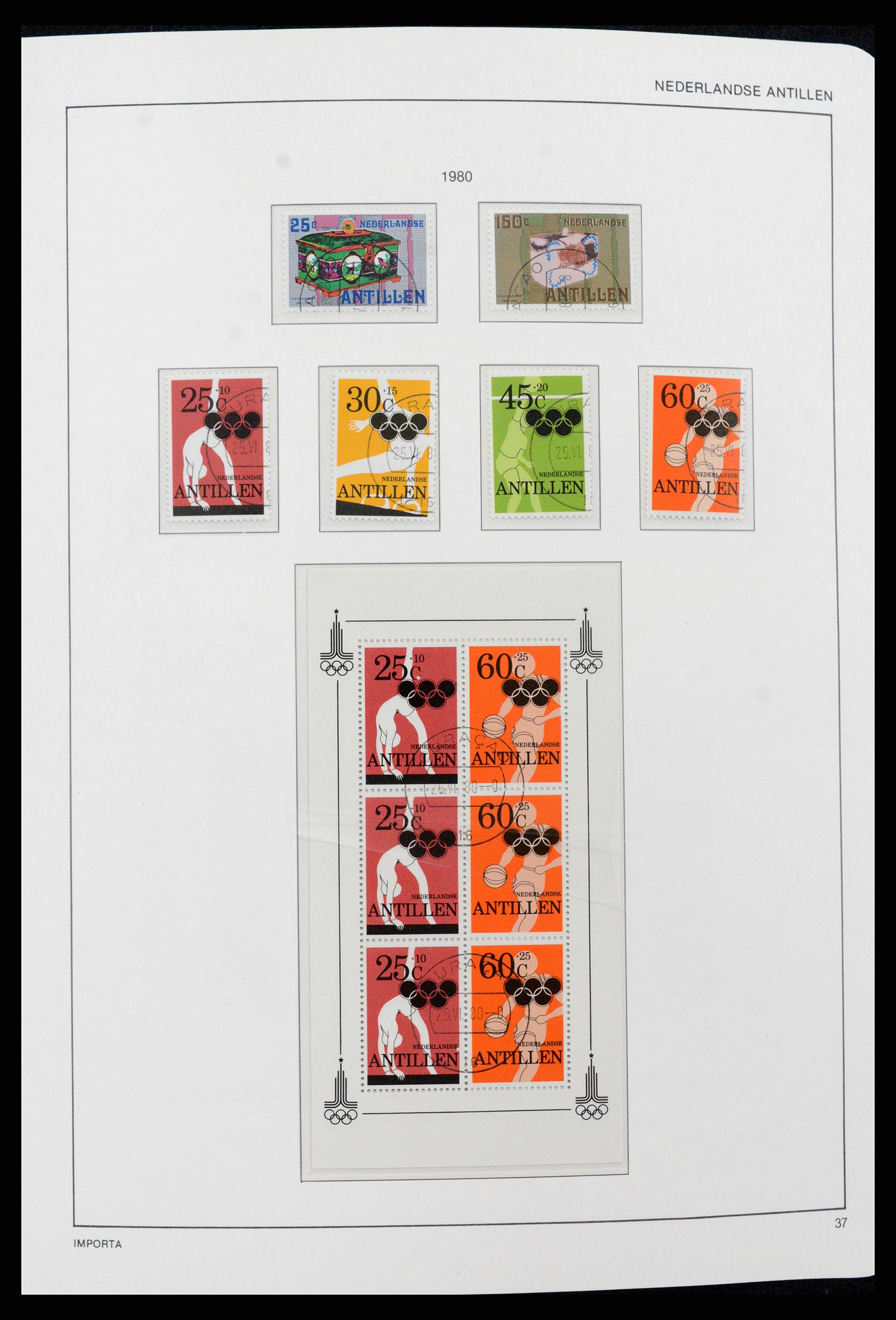 37693 037 - Stamp collection 37693 Netherlands Antilles 1949-2001.