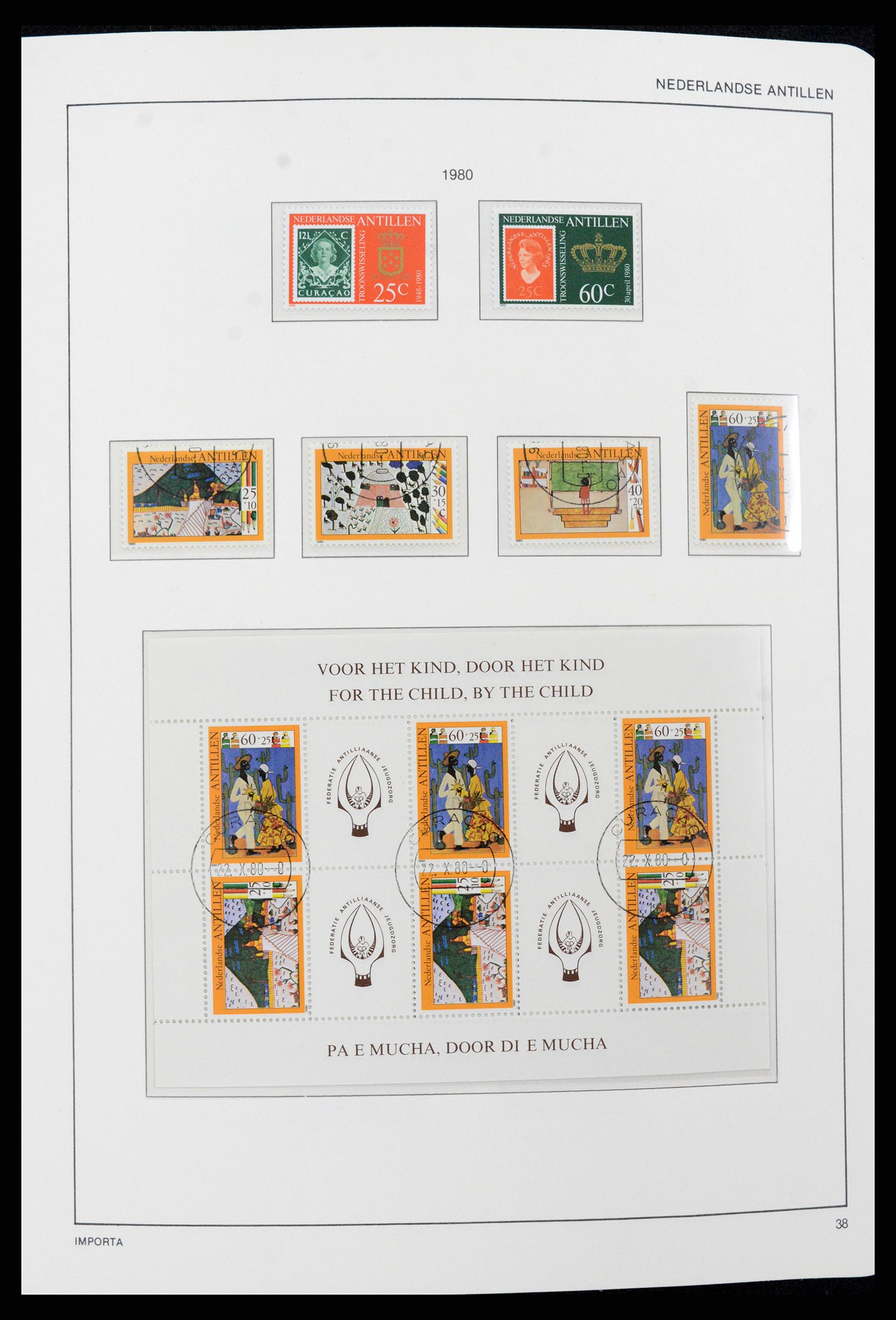 37693 038 - Stamp collection 37693 Netherlands Antilles 1949-2001.