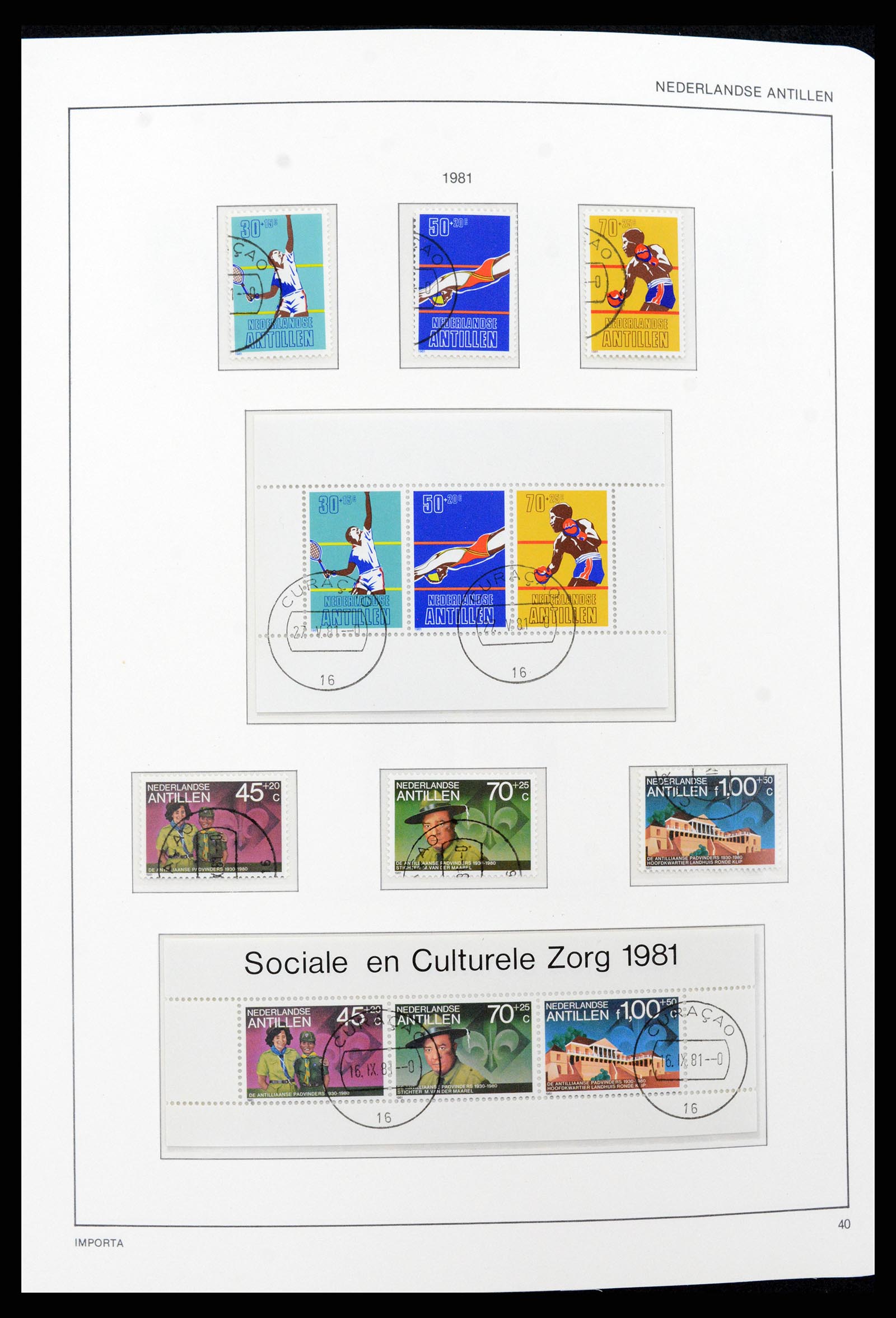 37693 040 - Stamp collection 37693 Netherlands Antilles 1949-2001.