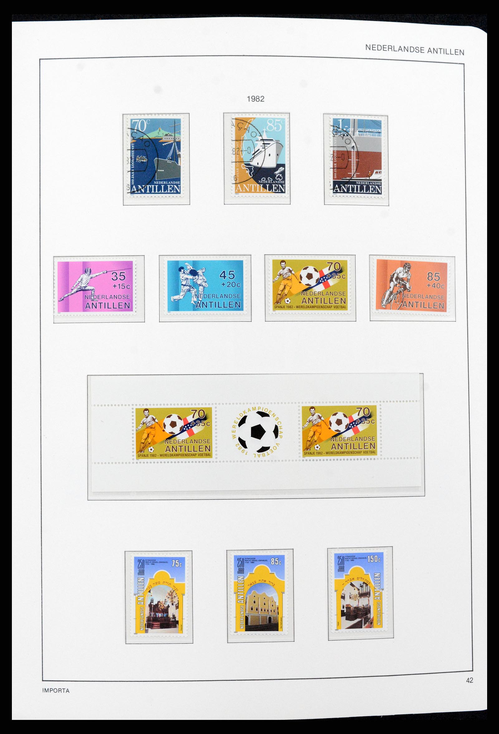 37693 042 - Stamp collection 37693 Netherlands Antilles 1949-2001.