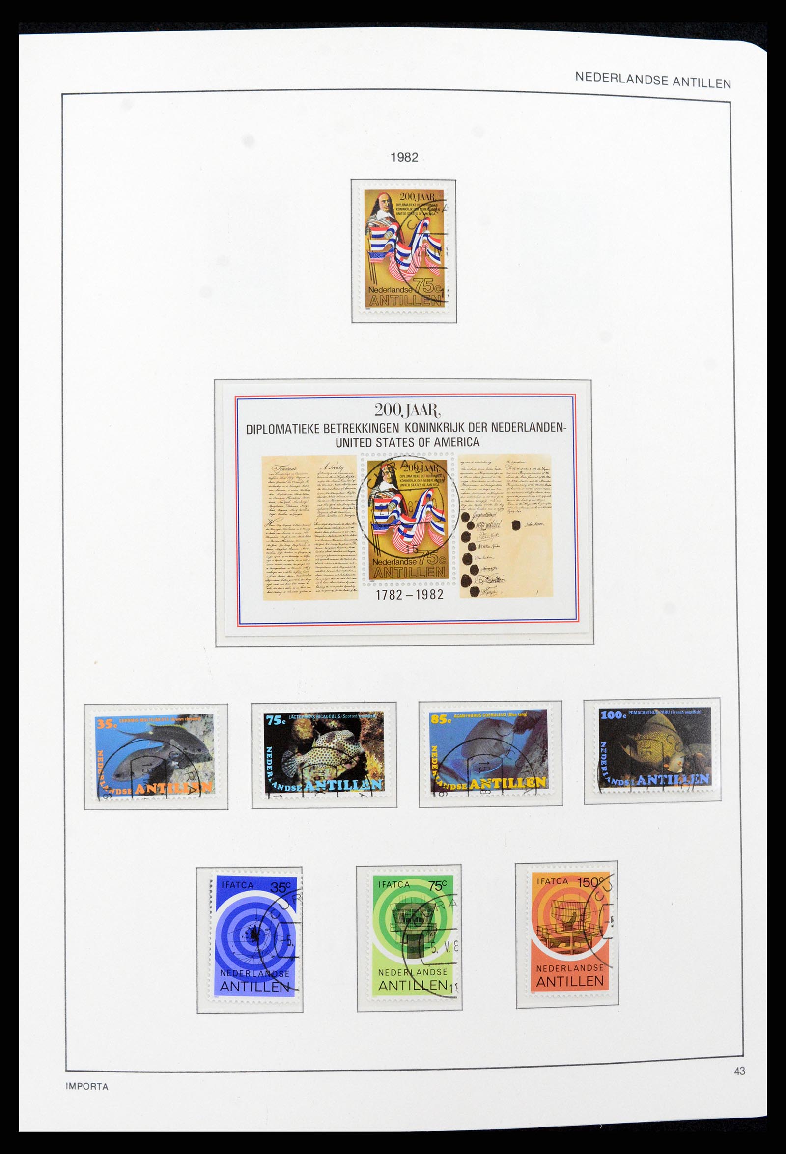 37693 043 - Stamp collection 37693 Netherlands Antilles 1949-2001.