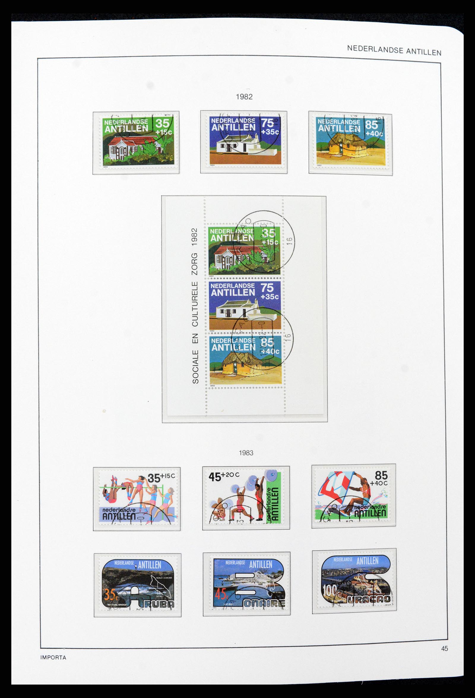37693 045 - Stamp collection 37693 Netherlands Antilles 1949-2001.