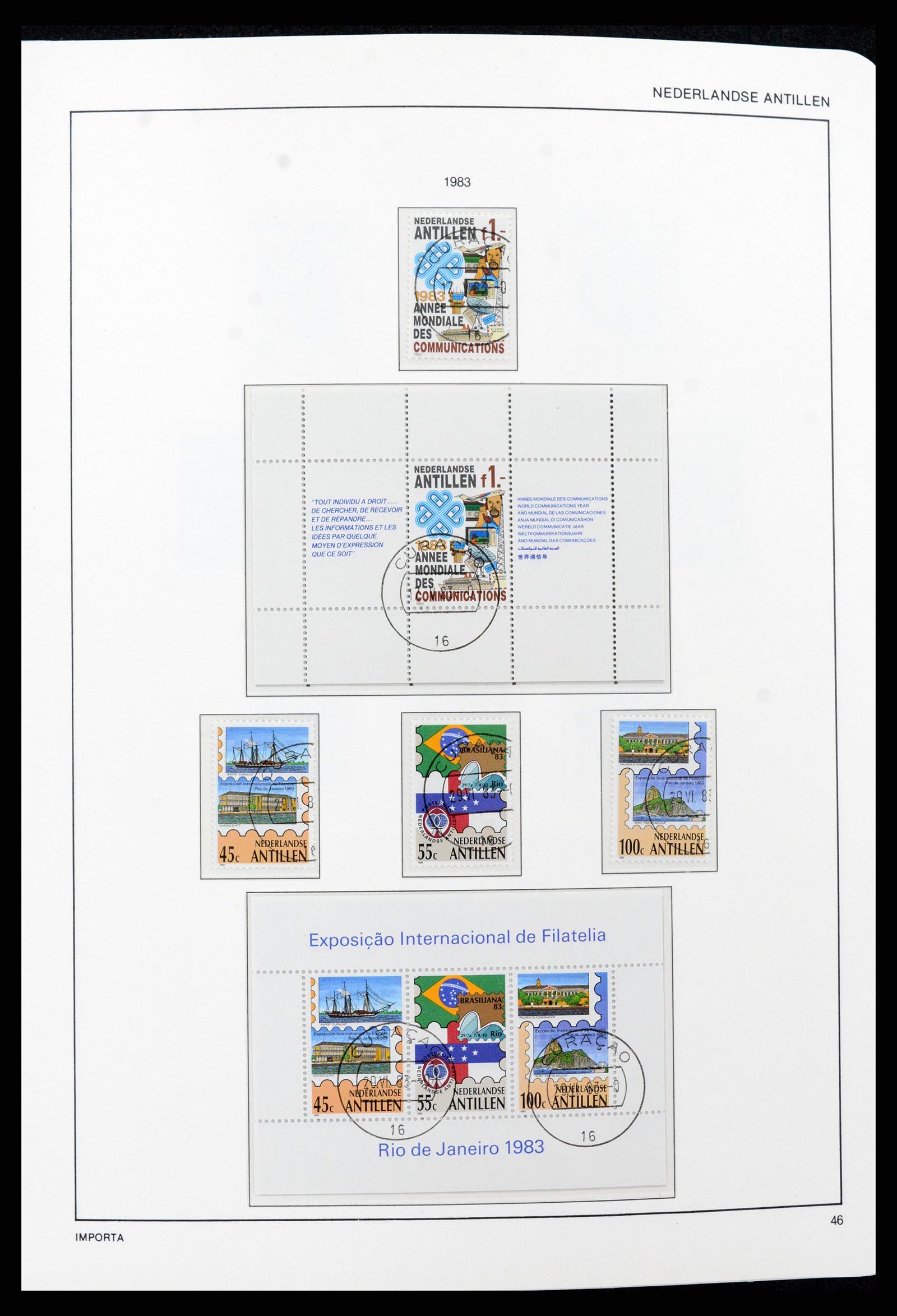 37693 046 - Stamp collection 37693 Netherlands Antilles 1949-2001.