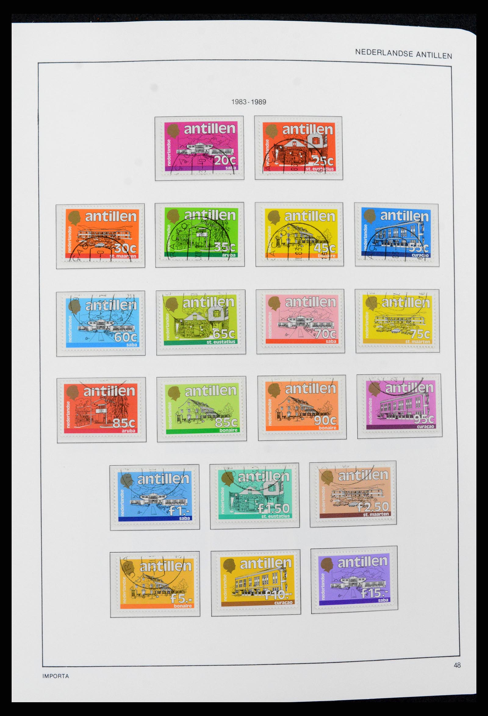 37693 048 - Stamp collection 37693 Netherlands Antilles 1949-2001.