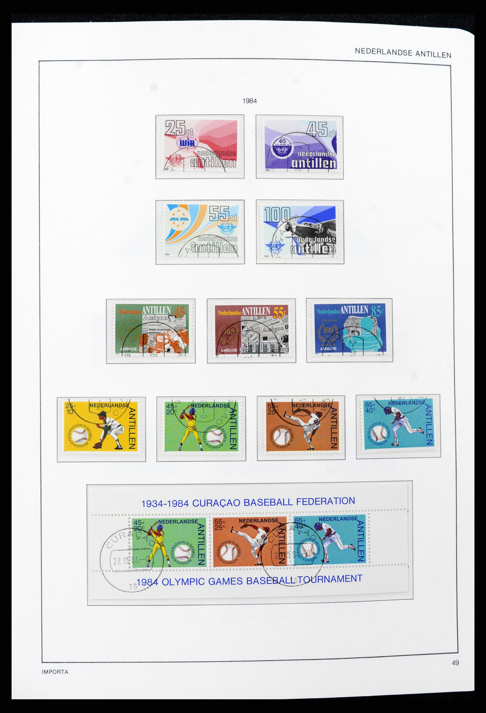 37693 049 - Stamp collection 37693 Netherlands Antilles 1949-2001.