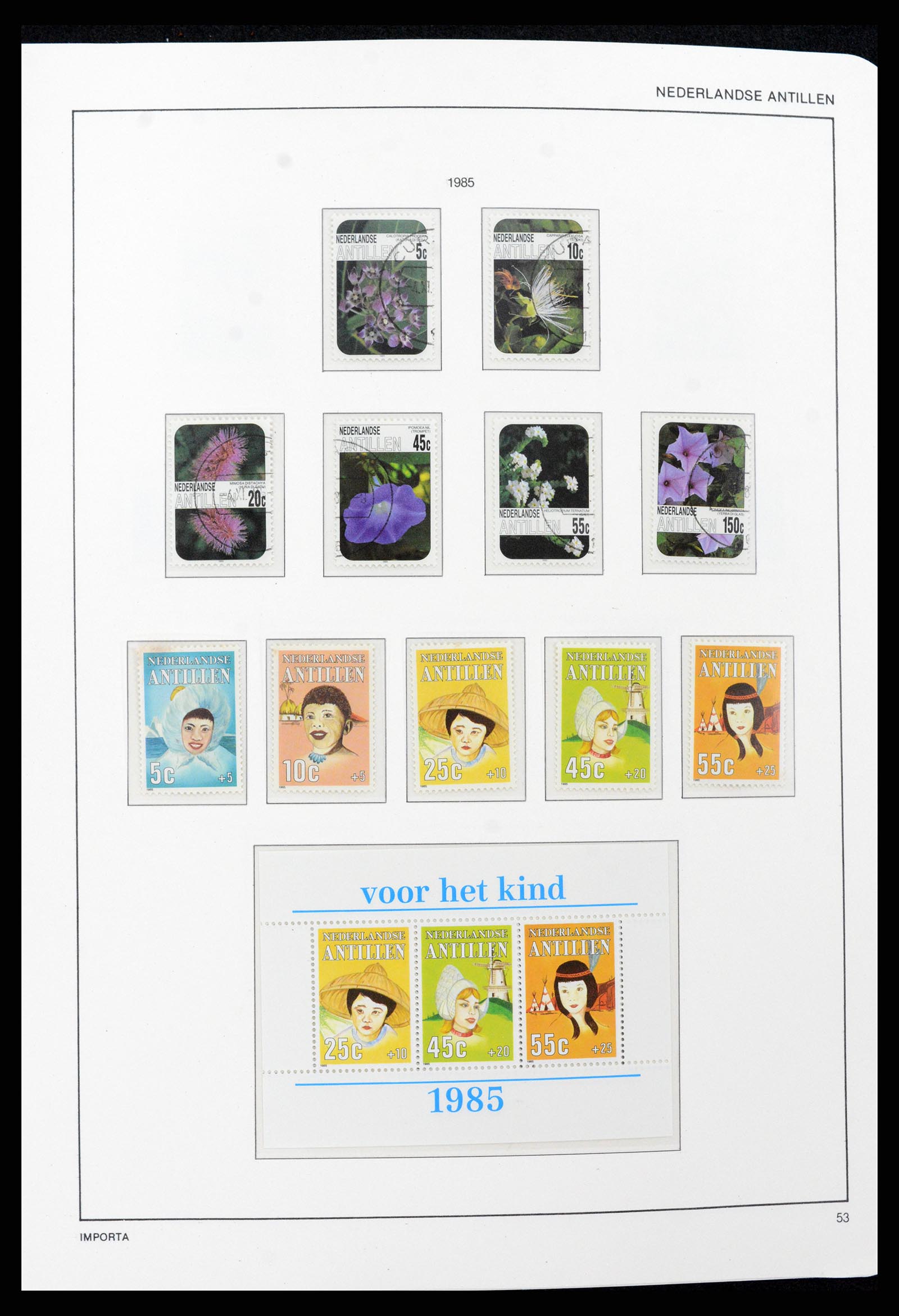 37693 053 - Stamp collection 37693 Netherlands Antilles 1949-2001.