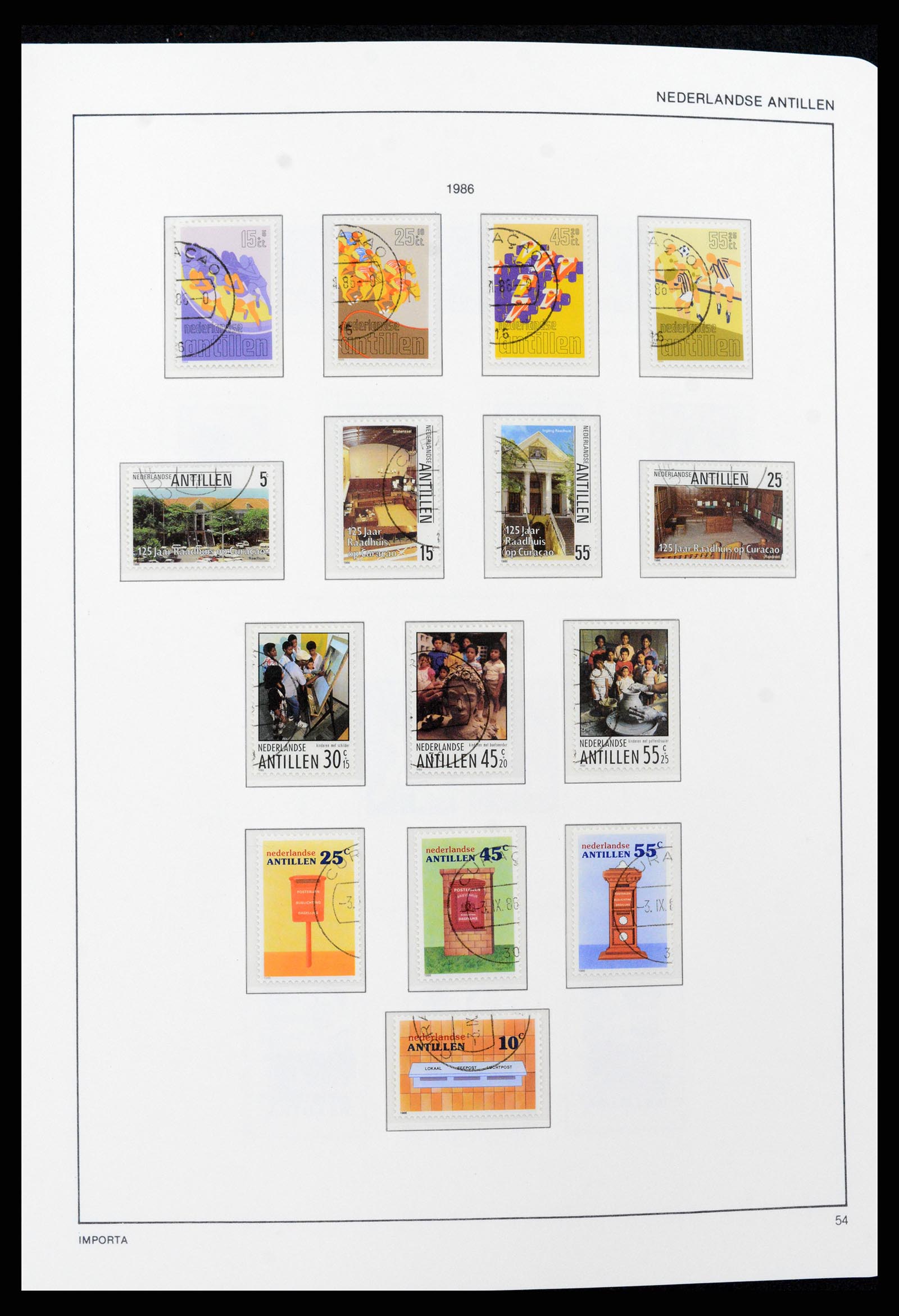 37693 054 - Stamp collection 37693 Netherlands Antilles 1949-2001.