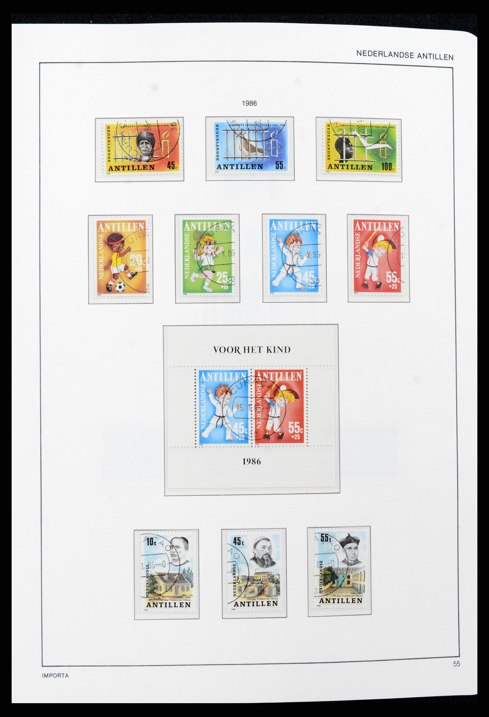 37693 055 - Stamp collection 37693 Netherlands Antilles 1949-2001.
