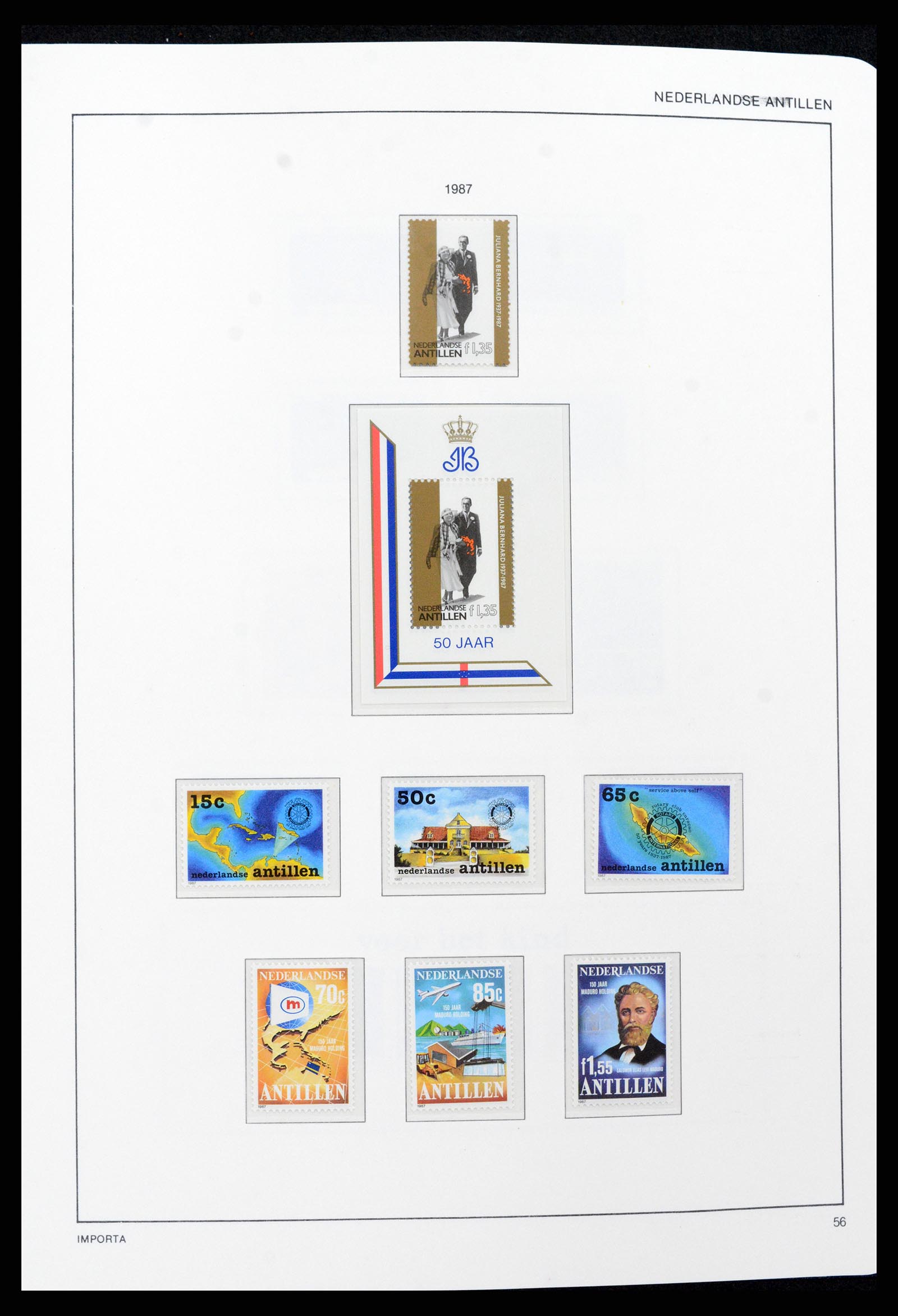 37693 056 - Stamp collection 37693 Netherlands Antilles 1949-2001.
