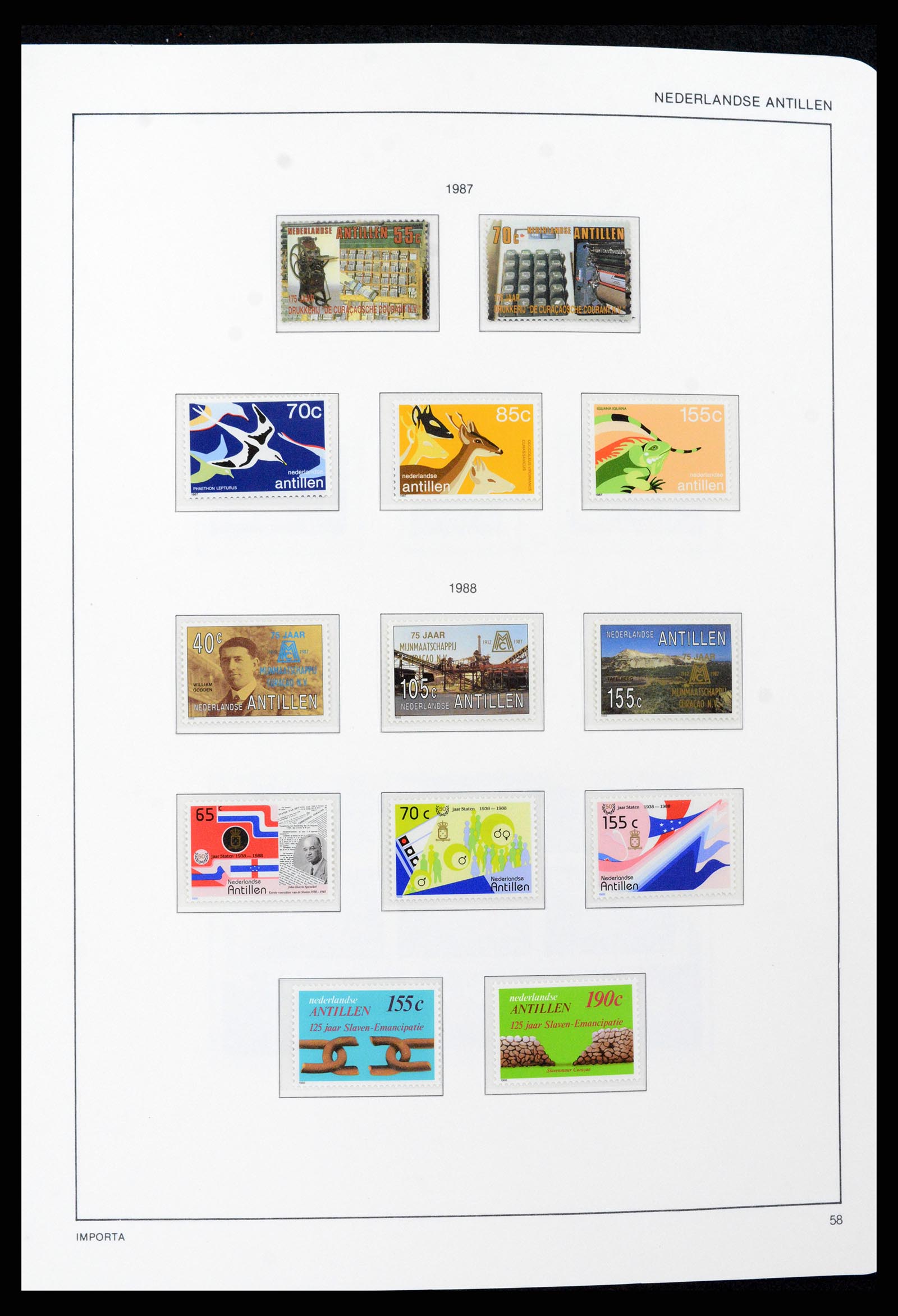 37693 058 - Stamp collection 37693 Netherlands Antilles 1949-2001.