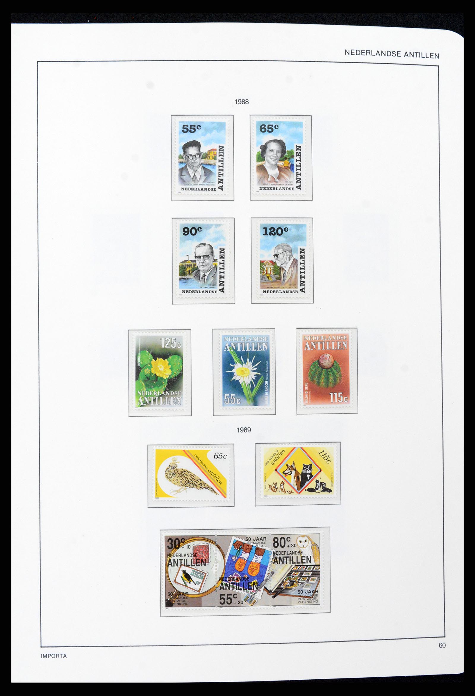 37693 060 - Stamp collection 37693 Netherlands Antilles 1949-2001.