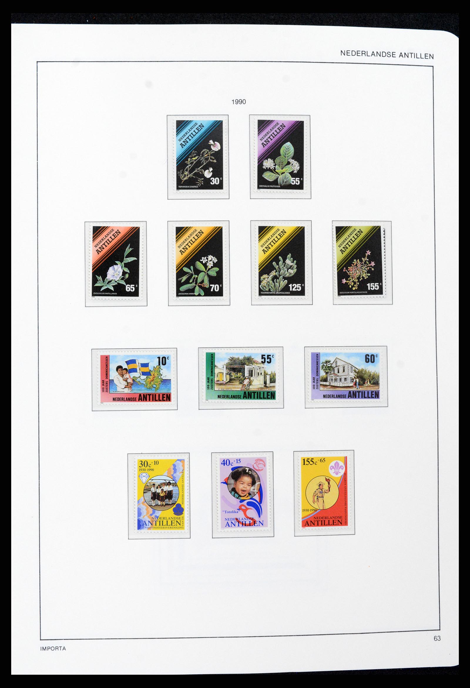 37693 064 - Stamp collection 37693 Netherlands Antilles 1949-2001.