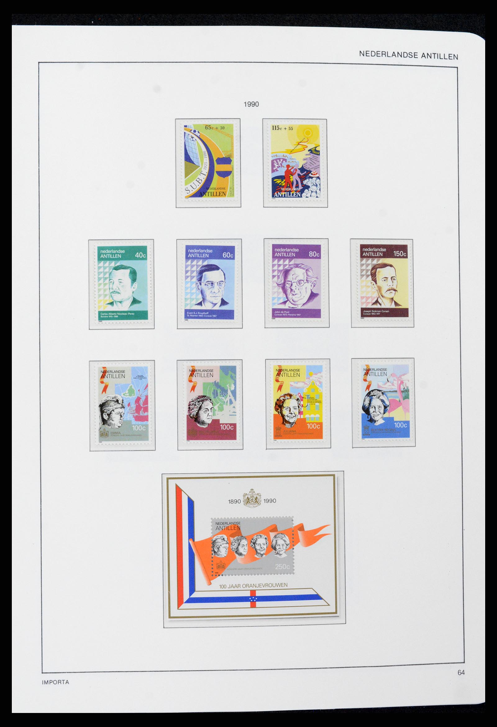 37693 065 - Stamp collection 37693 Netherlands Antilles 1949-2001.