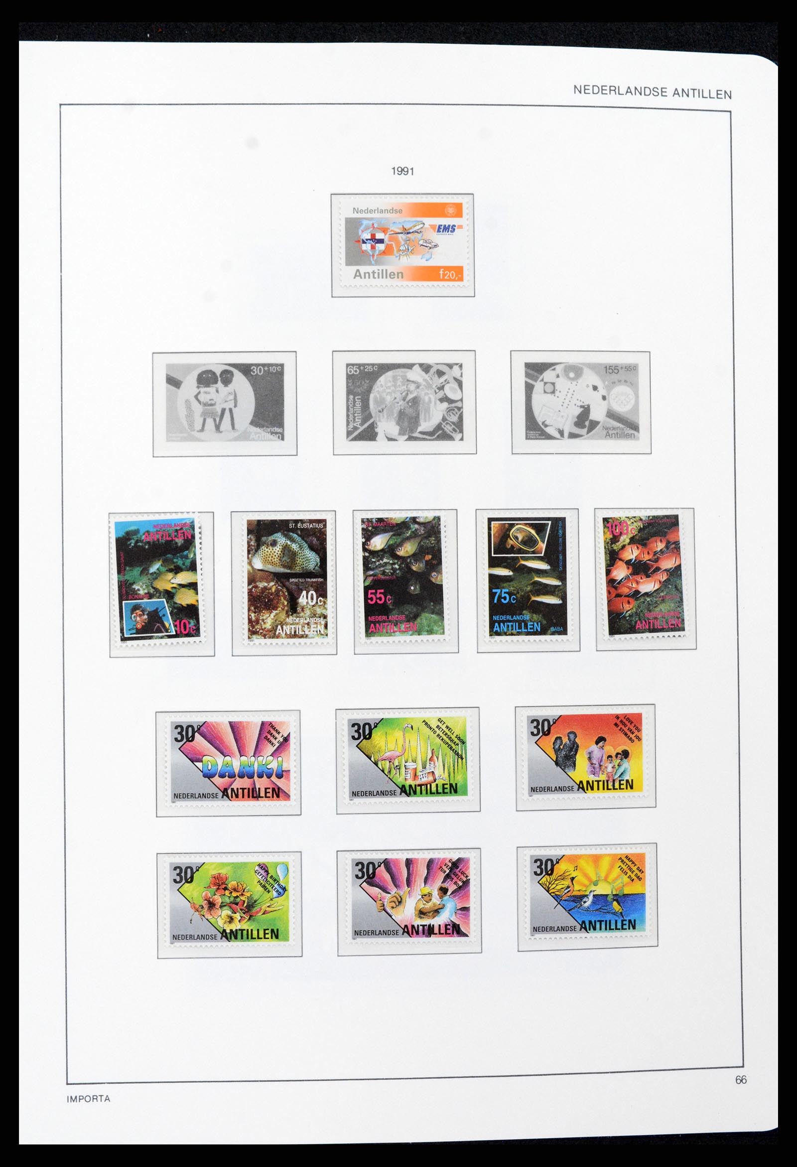 37693 067 - Stamp collection 37693 Netherlands Antilles 1949-2001.