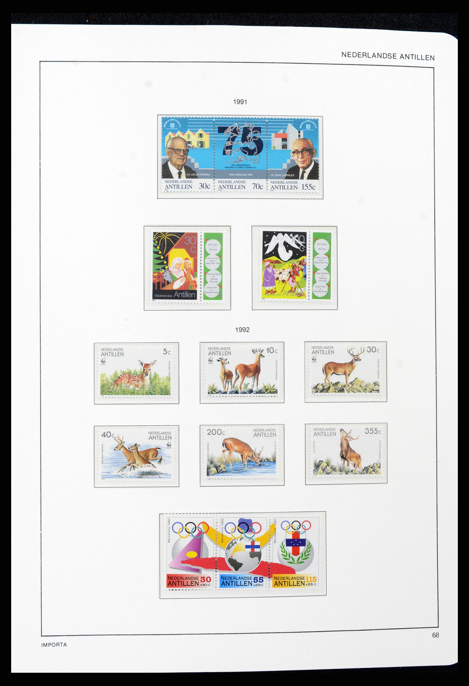 37693 069 - Stamp collection 37693 Netherlands Antilles 1949-2001.
