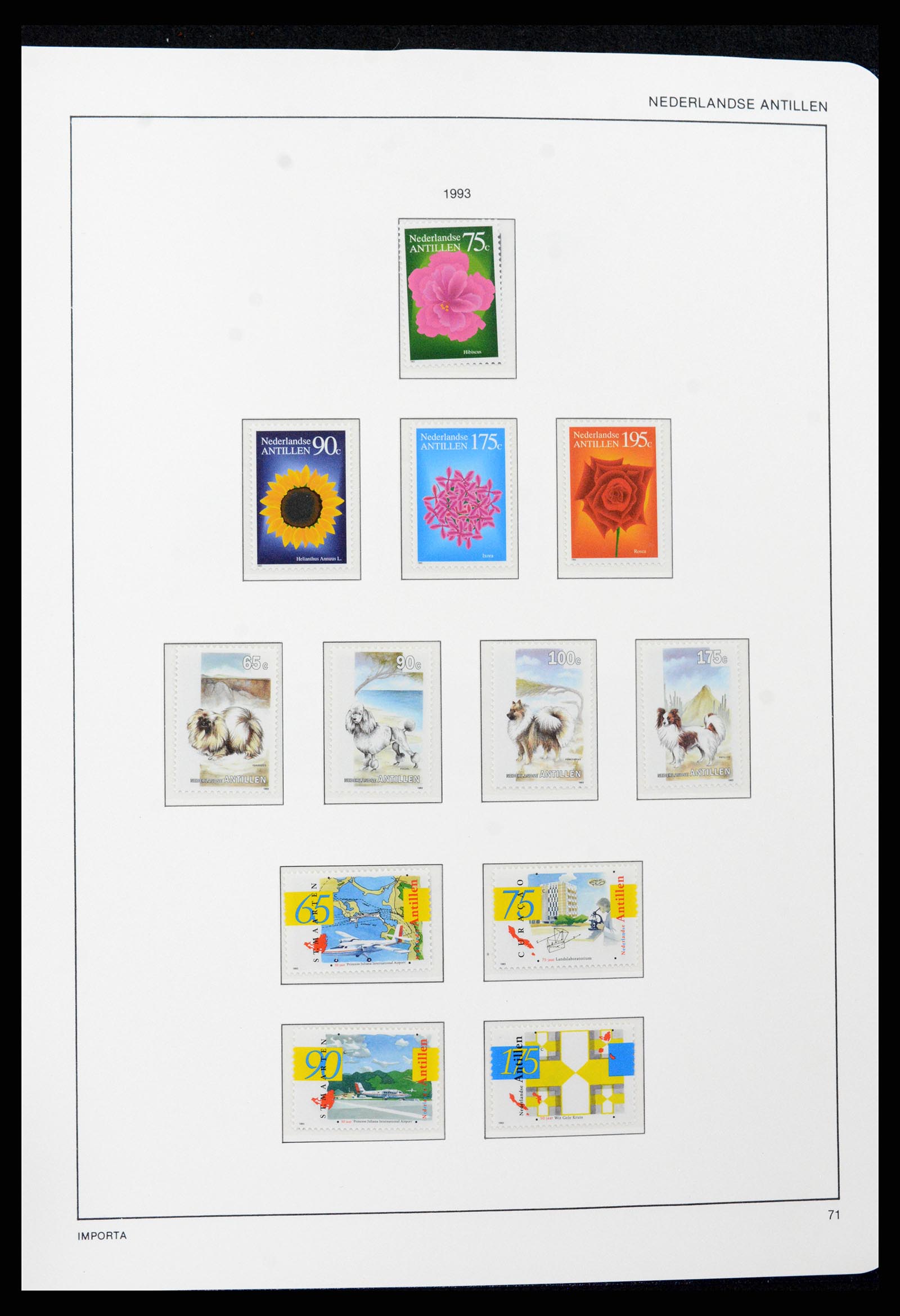 37693 072 - Stamp collection 37693 Netherlands Antilles 1949-2001.