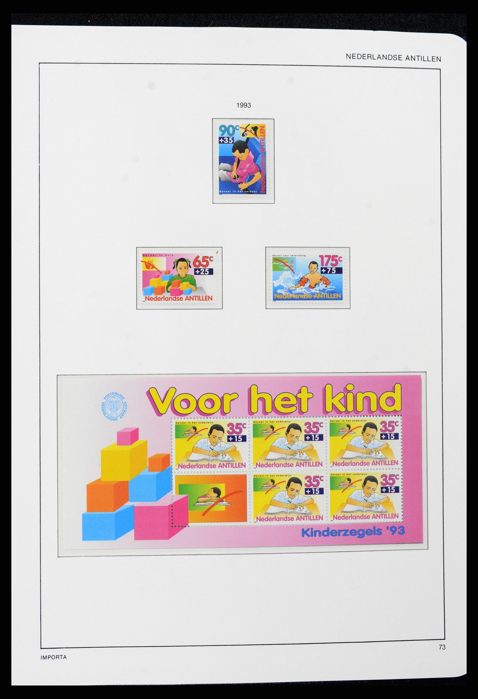 37693 074 - Stamp collection 37693 Netherlands Antilles 1949-2001.