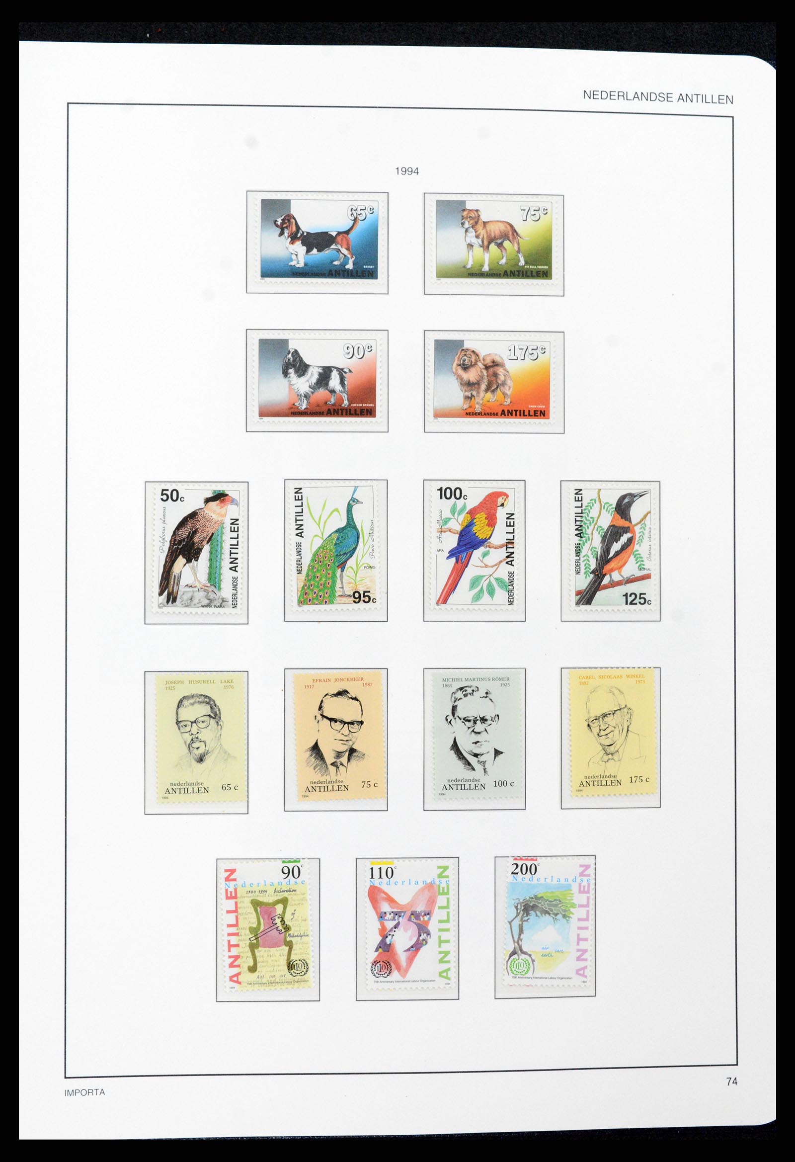 37693 075 - Stamp collection 37693 Netherlands Antilles 1949-2001.