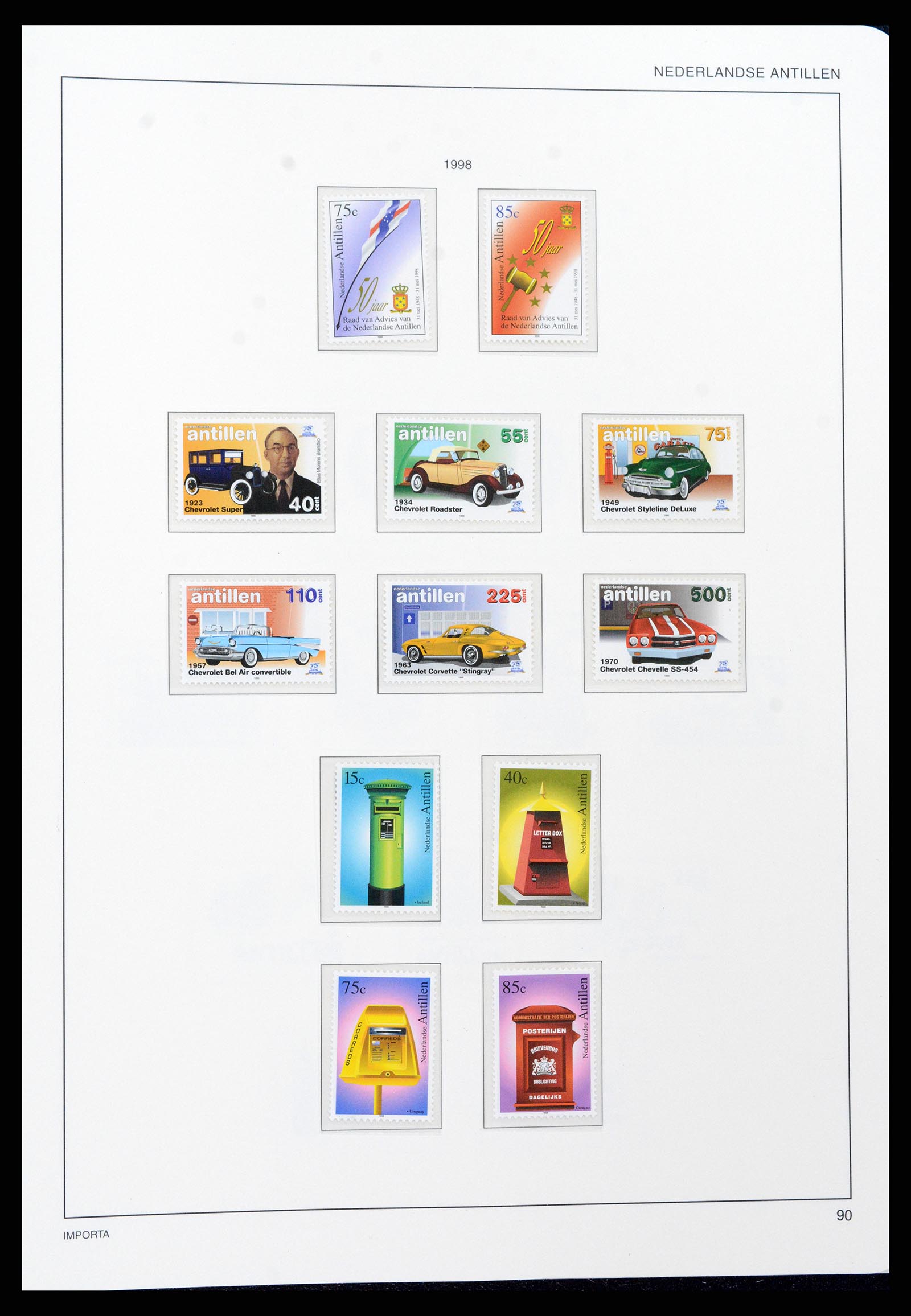 37693 091 - Stamp collection 37693 Netherlands Antilles 1949-2001.