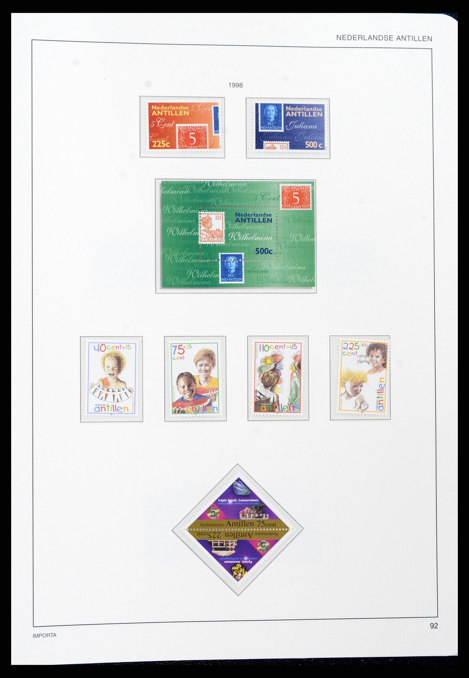 37693 093 - Stamp collection 37693 Netherlands Antilles 1949-2001.