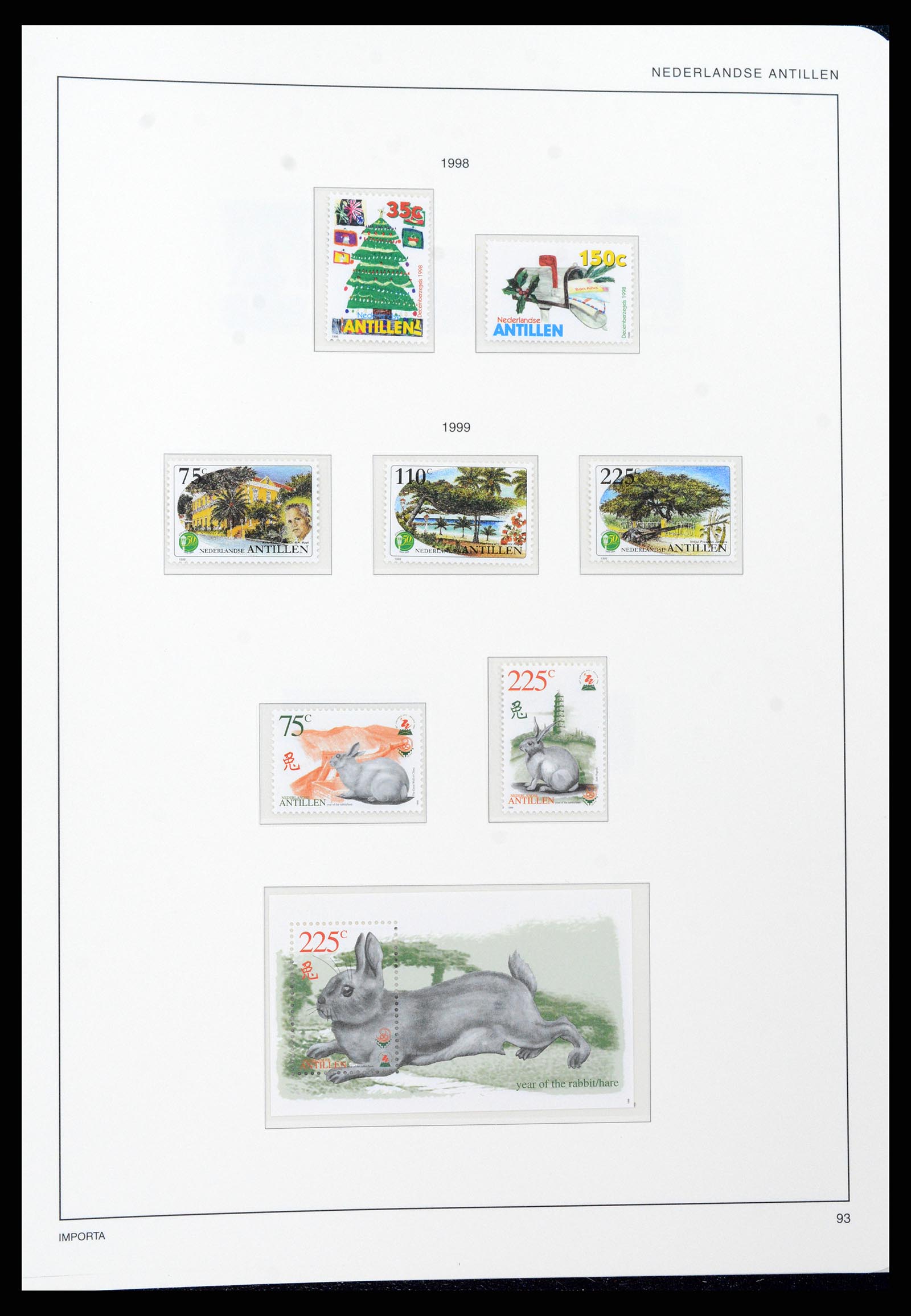 37693 094 - Stamp collection 37693 Netherlands Antilles 1949-2001.