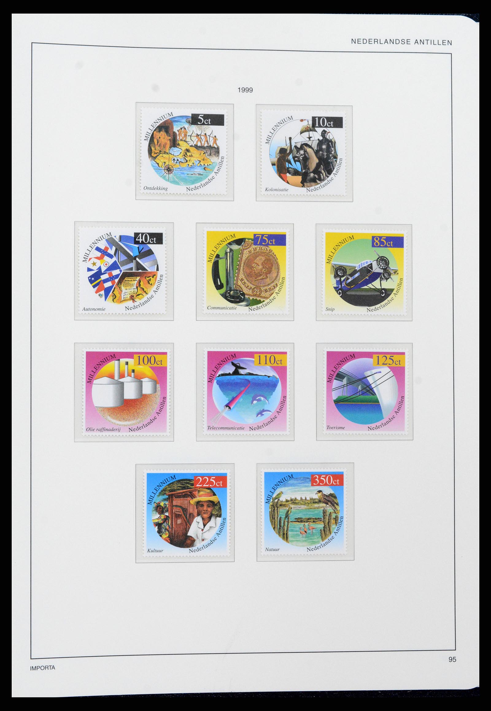 37693 096 - Stamp collection 37693 Netherlands Antilles 1949-2001.