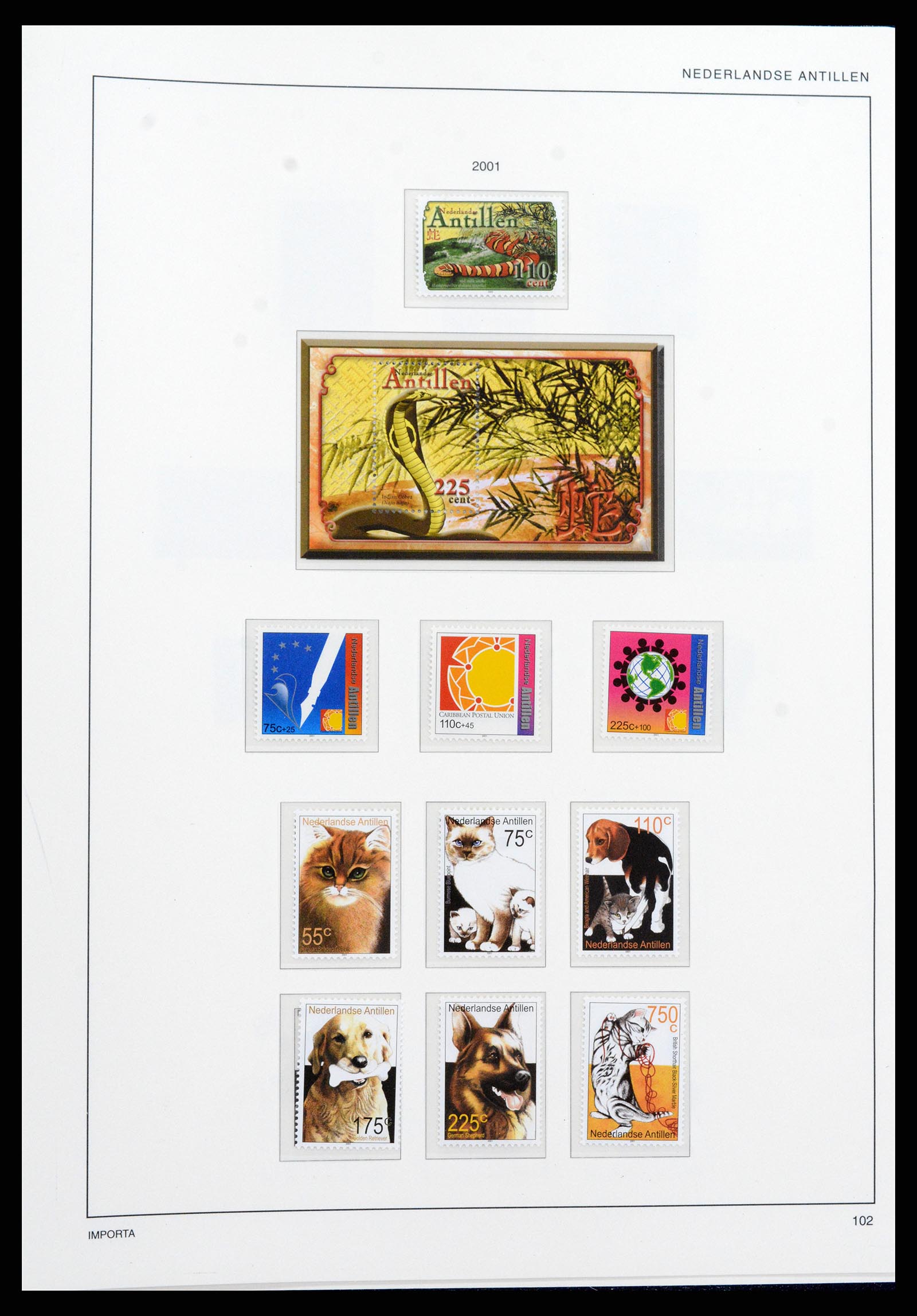 37693 104 - Stamp collection 37693 Netherlands Antilles 1949-2001.