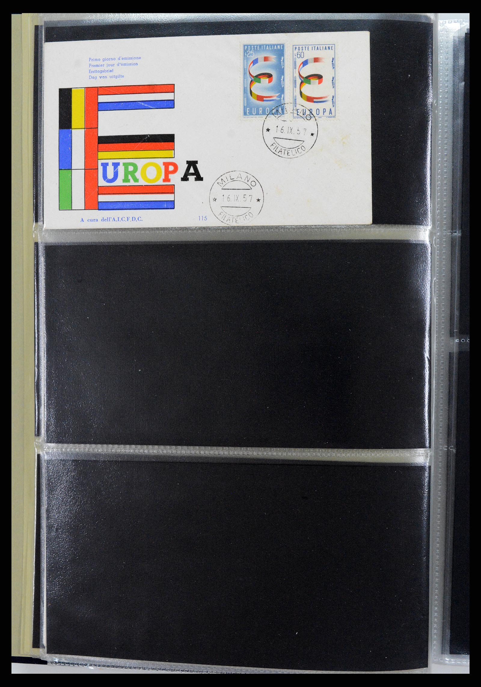 37694 005 - Postzegelverzameling 37694 Europa CEPT FDC's 1956-1970.