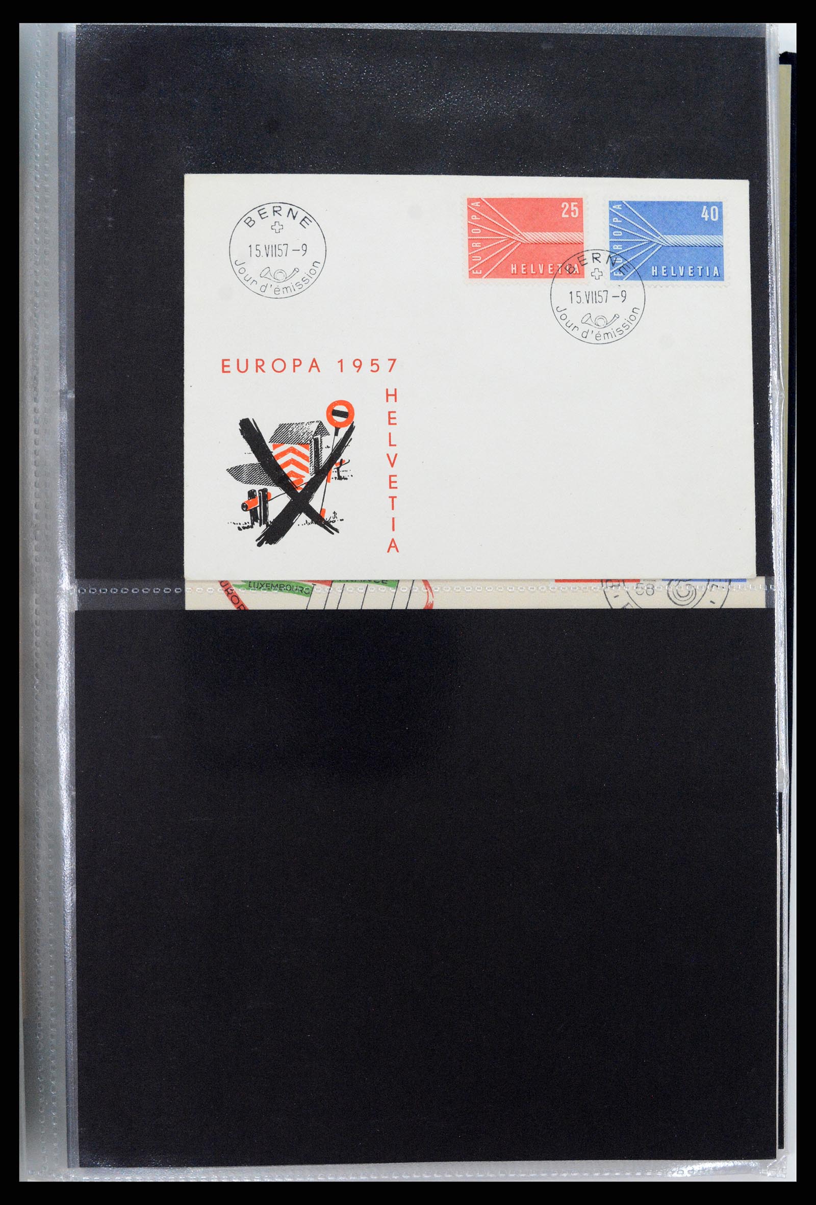 37694 006 - Postzegelverzameling 37694 Europa CEPT FDC's 1956-1970.