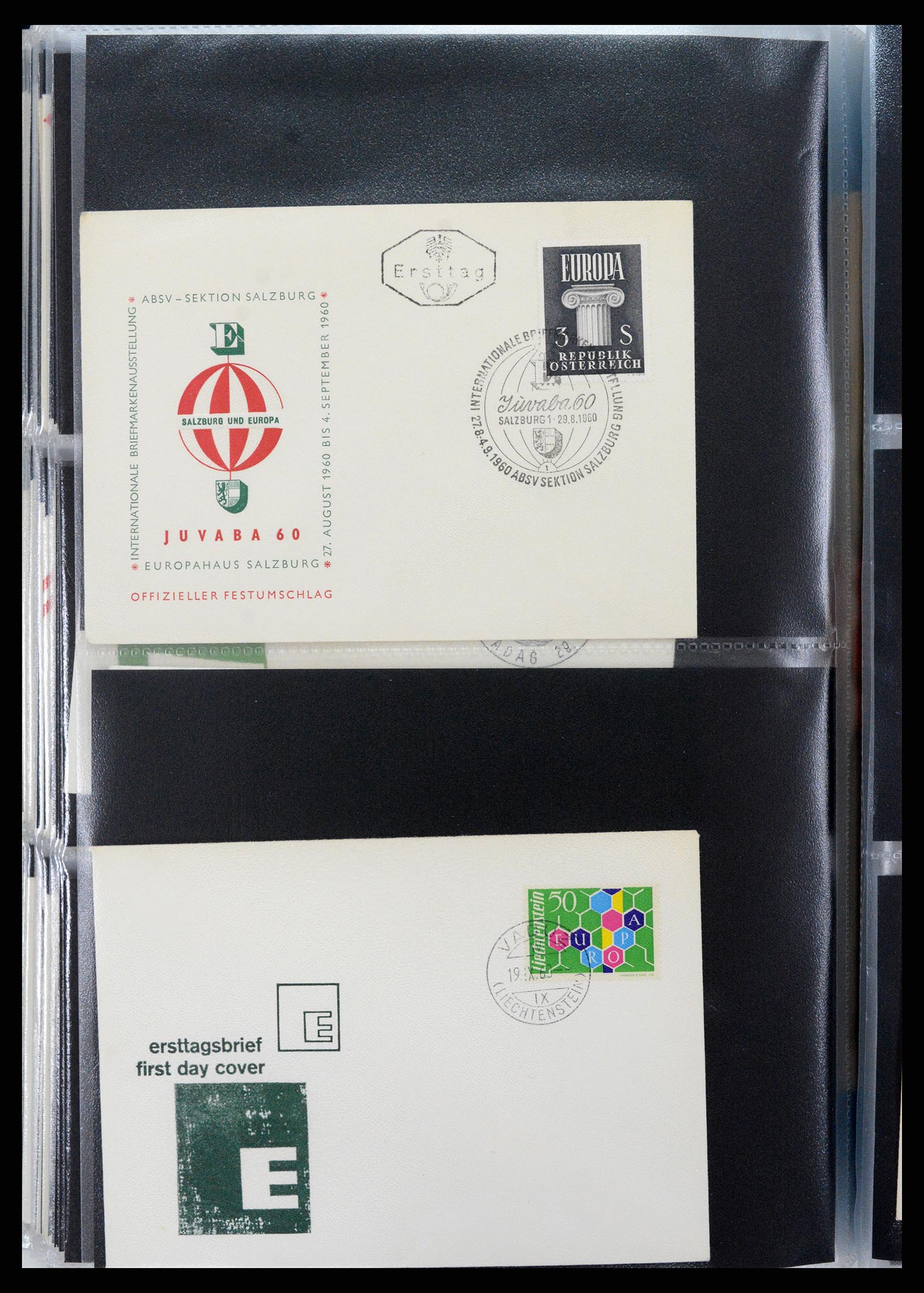 37694 043 - Postzegelverzameling 37694 Europa CEPT FDC's 1956-1970.
