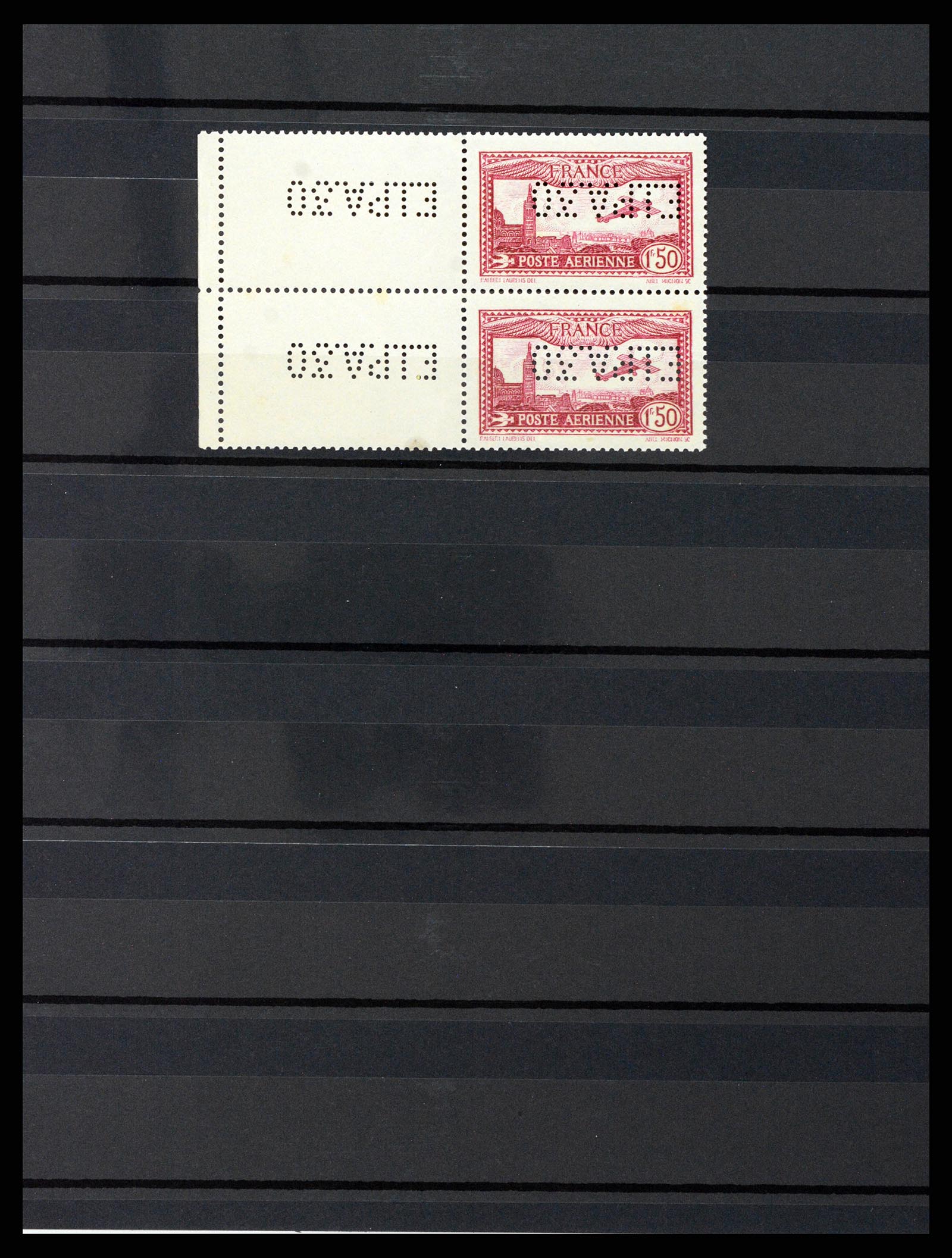 37695 001 - Postzegelverzameling 37695 Frankrijk luchtpost 1930.