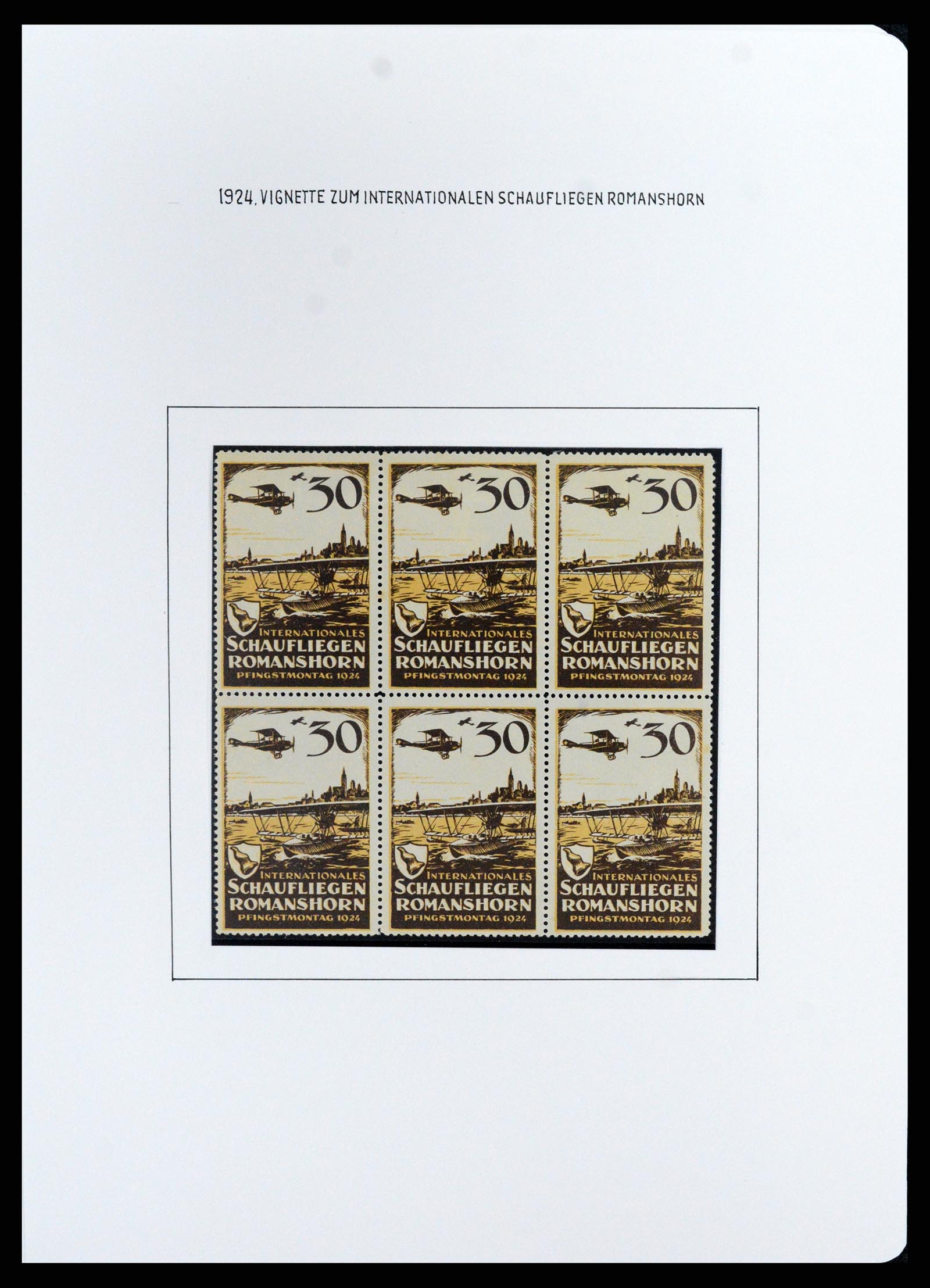 37700 030 - Postzegelverzameling 37700 Zwitserland luchtpost brieven collectie 1922-1960.