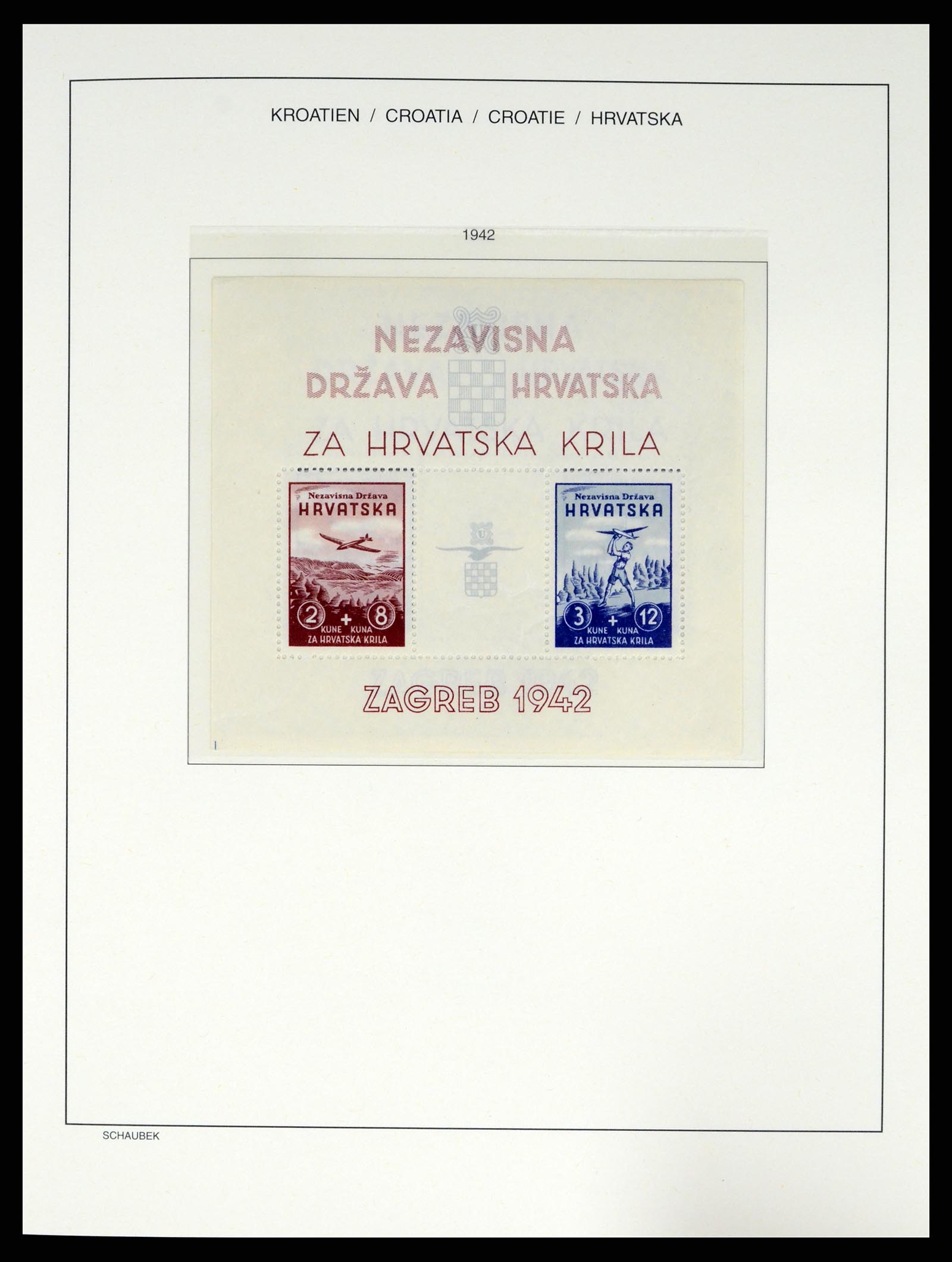 37701 007 - Postzegelverzameling 37701 Kroatië 1941-2014.