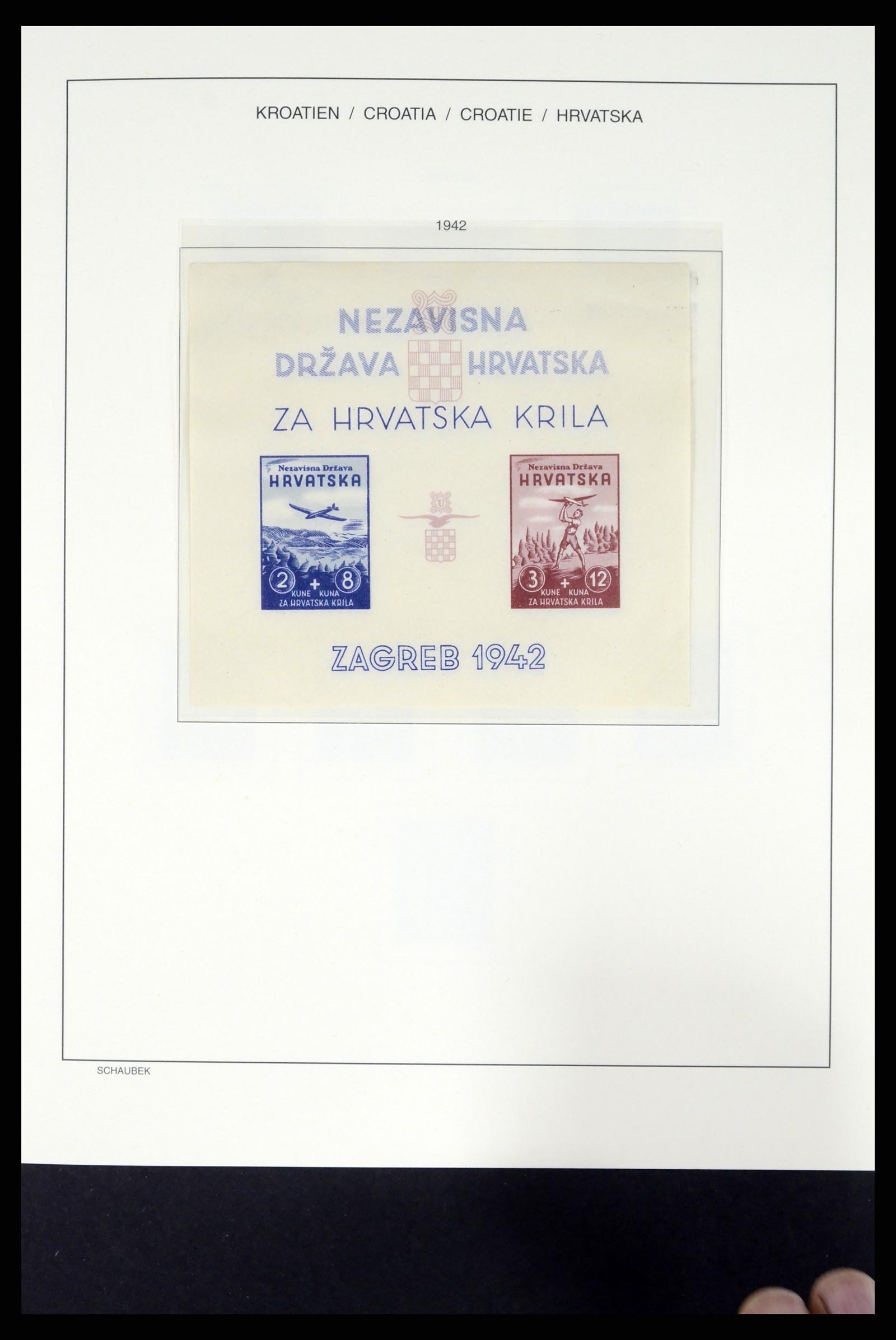 37701 008 - Postzegelverzameling 37701 Kroatië 1941-2014.