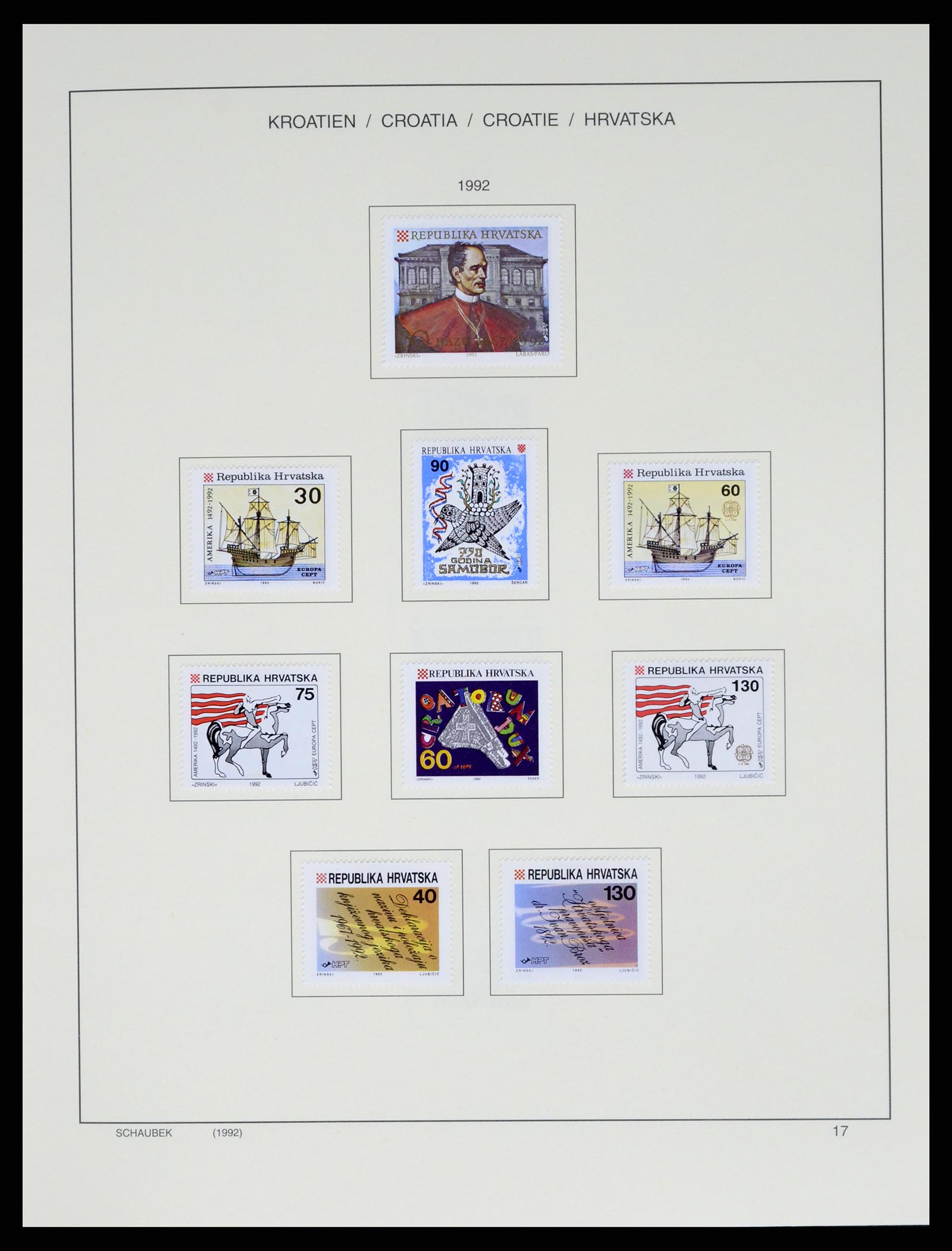 37701 028 - Postzegelverzameling 37701 Kroatië 1941-2014.