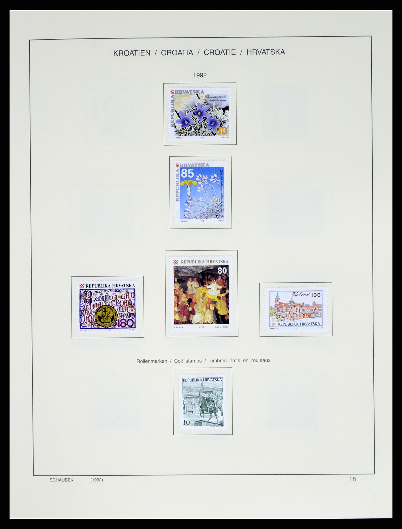 37701 029 - Postzegelverzameling 37701 Kroatië 1941-2014.