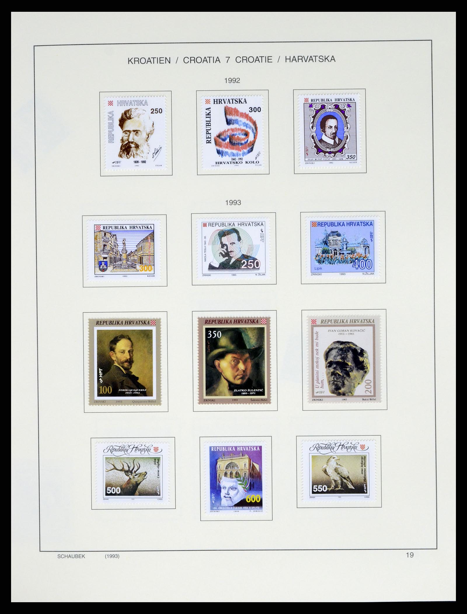 37701 030 - Postzegelverzameling 37701 Kroatië 1941-2014.