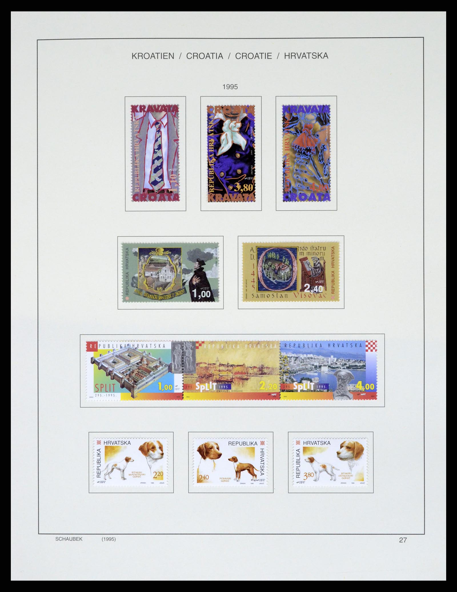 37701 039 - Postzegelverzameling 37701 Kroatië 1941-2014.